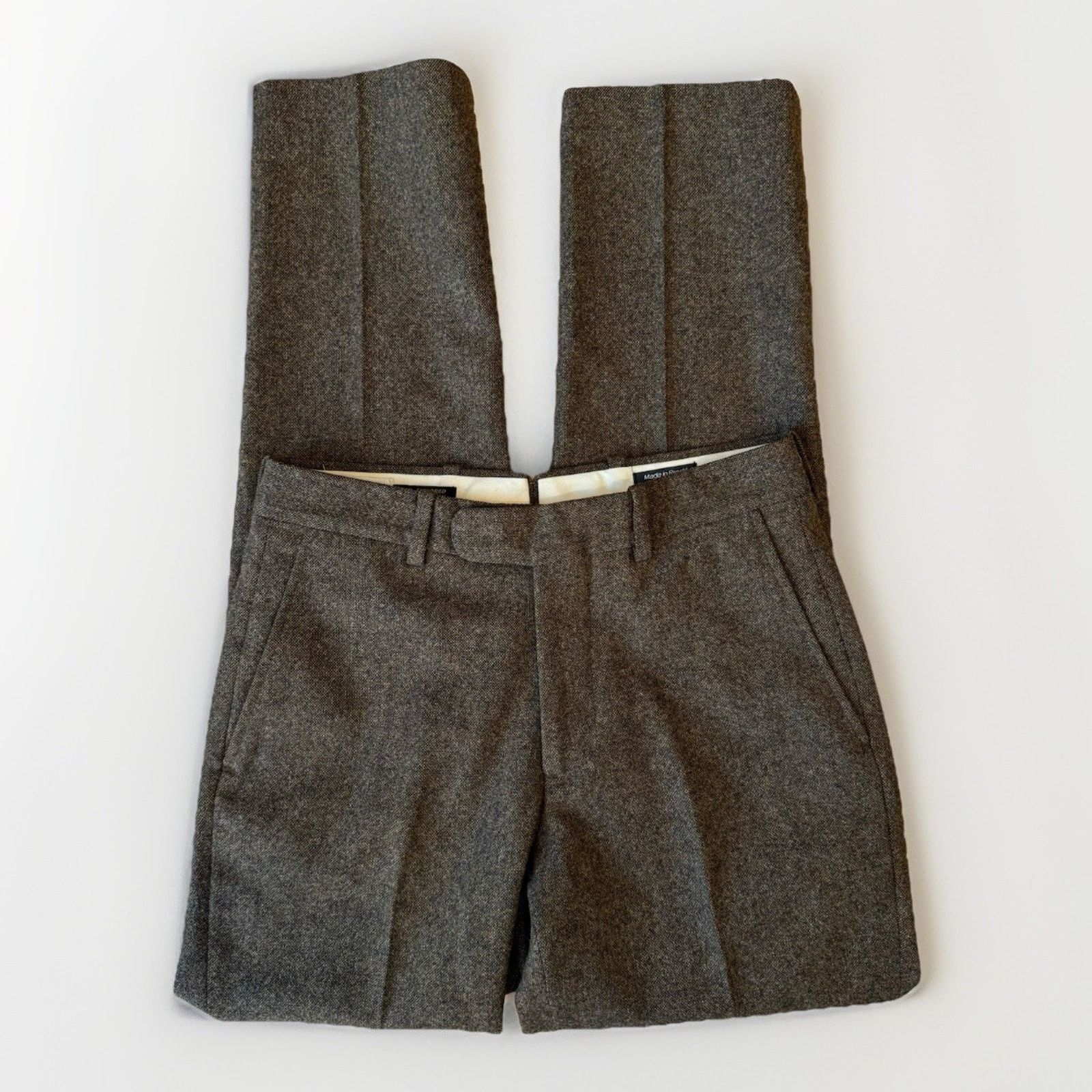 Epaulet Epaulet Wool Pants 27 Brown Made in USA Brooklyn NYC Size US 27 - 1 Thumbnail