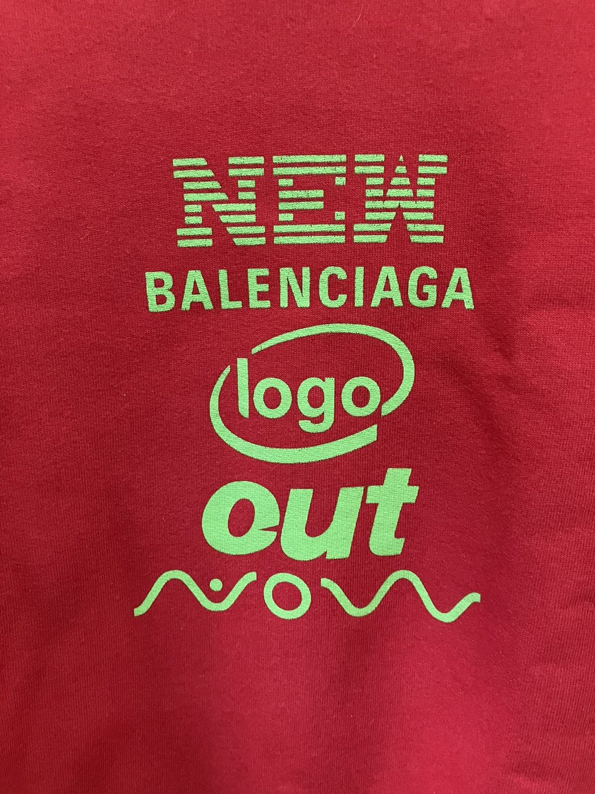 Balenciaga Balenciaga Sweatshirt Red 2018 (new balenciaga logo out) Size US XS / EU 42 / 0 - 2 Thumbnail