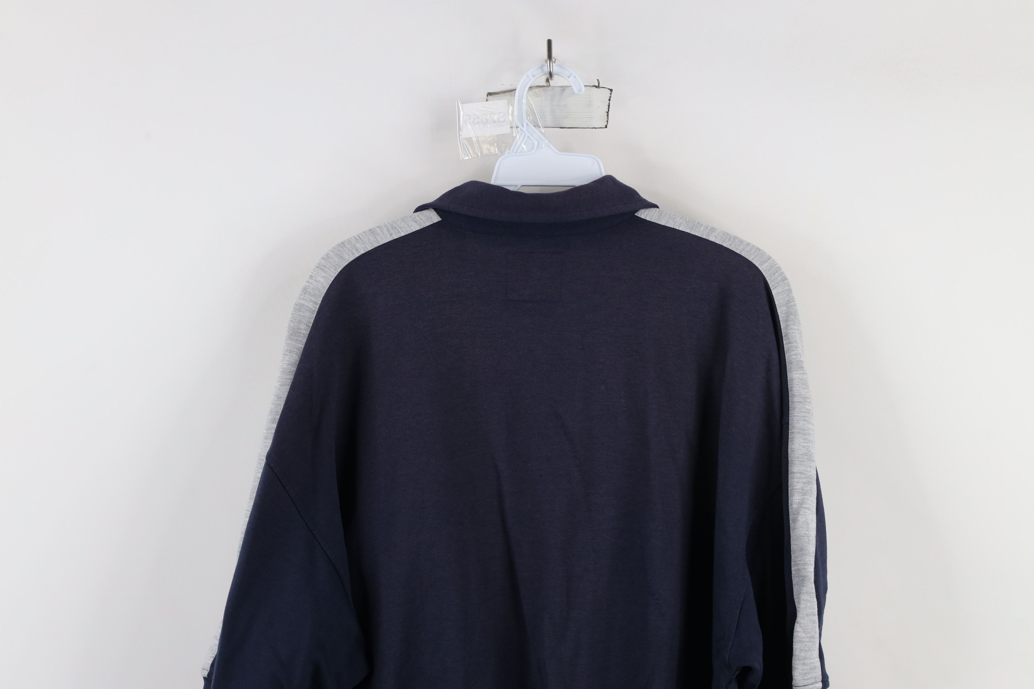 Vintage Vintage 90s Streetwear Block Striped Pullover Polo Shirt Size US XL / EU 56 / 4 - 13 Thumbnail
