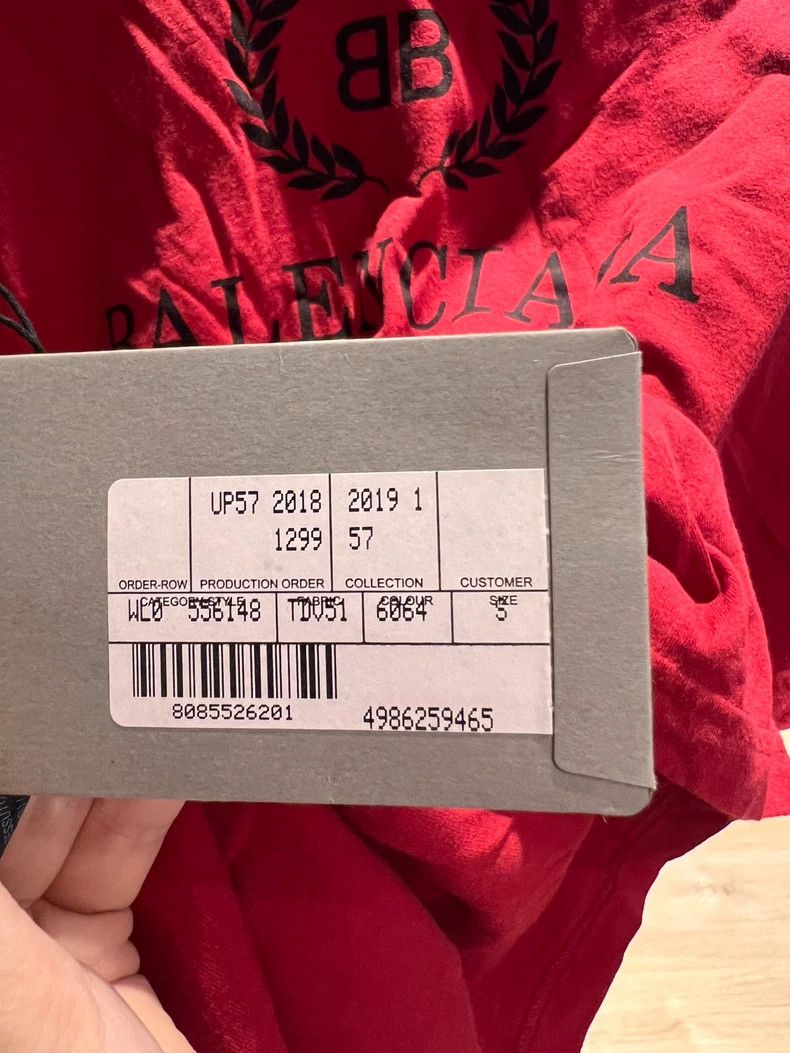 Balenciaga Balenciaga Burgundy Wheat Short Sleeve - A Classic Design Size US S / EU 44-46 / 1 - 4 Thumbnail