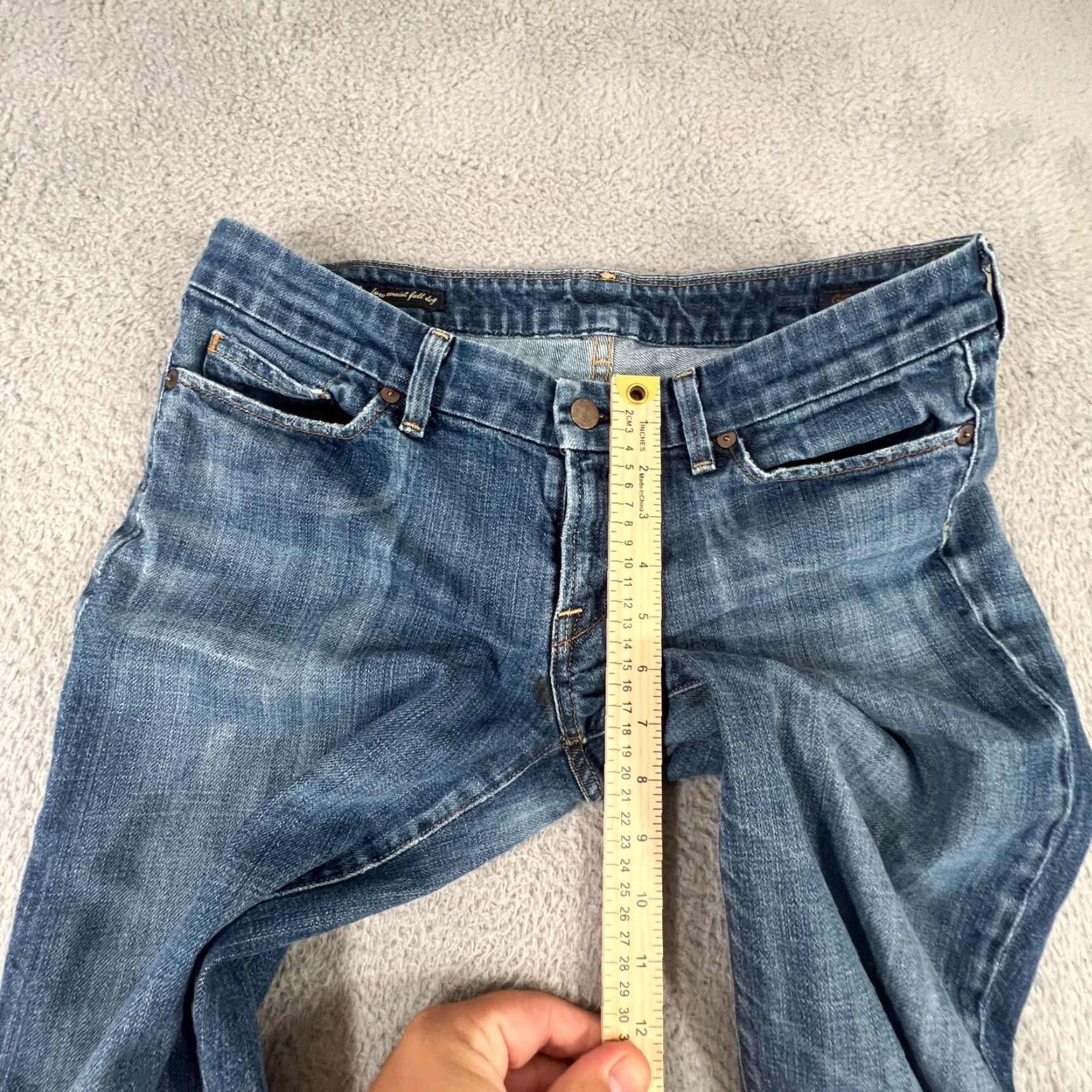 Citizens Of Humanity Citizens of Humanity Jeans Women 31 Faye Low Rise Flare Stretch Denim Blue 34" Waist Regular Inseam 28" Size 24" / US 00 / IT 34 - 4 Thumbnail