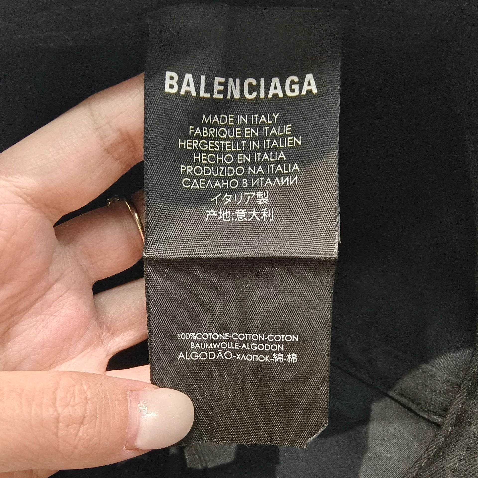 Balenciaga Balenciaga Baseball Cap - L - 99% New - Authentic - Verified Size ONE SIZE - 5 Thumbnail