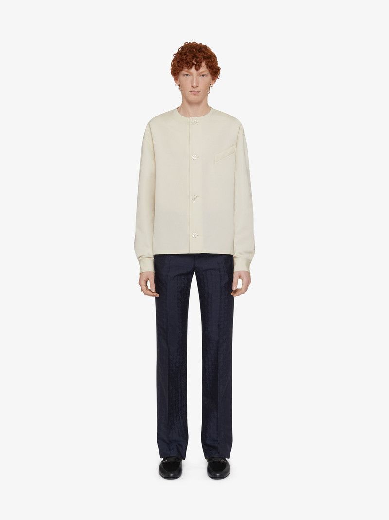 Givenchy o1n1vont0326 Slim Fit Pants Monogram in Black Size US 30 / EU 46 - 2 Thumbnail