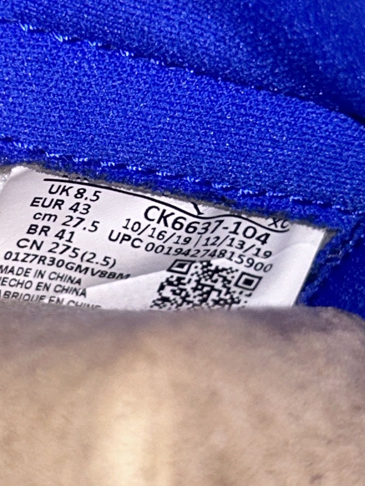 Jordan Brand Size 9.5 - Air Jordan 1 Zoom High Racer Blue Preowned Size US 9.5 / EU 42-43 - 10 Thumbnail