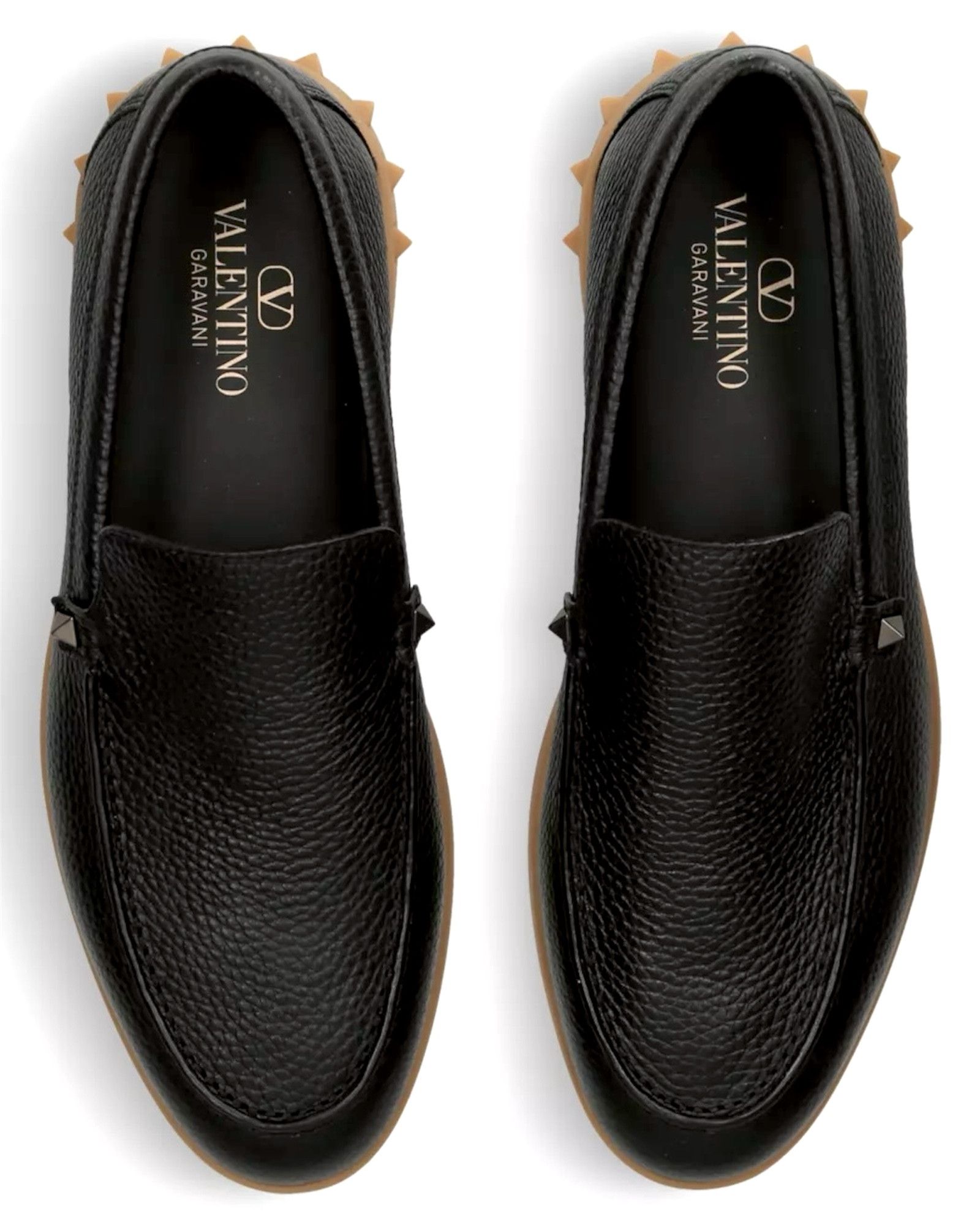 Valentino 4Y2S0H20 XPJ 0NO Leisure Flows Leather Slip-On Loafers Size US 7 / EU 40 - 4 Thumbnail