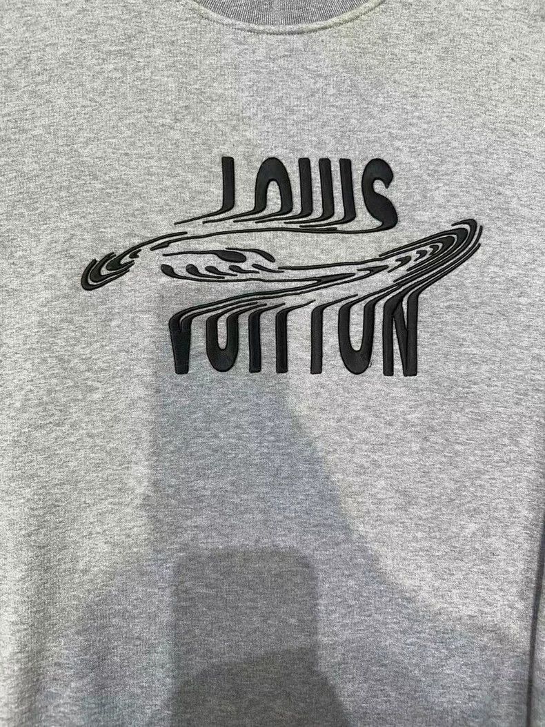 Louis Vuitton Louis Vuitton Embroidered Logo Crewneck Sweatshirt -2505 Size US XL / EU 56 / 4 - 3 Thumbnail