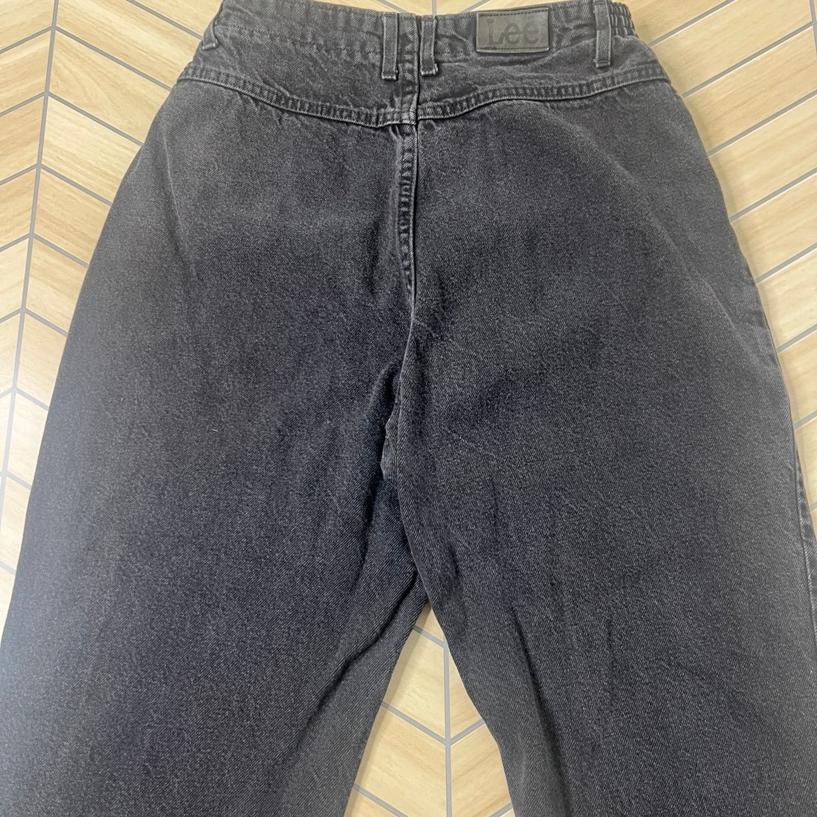 Lee Vintage 80s/90s Lee Black Jeans Women’s 10/12 Petite Size 30" / US 8 / IT 44 - 3 Thumbnail