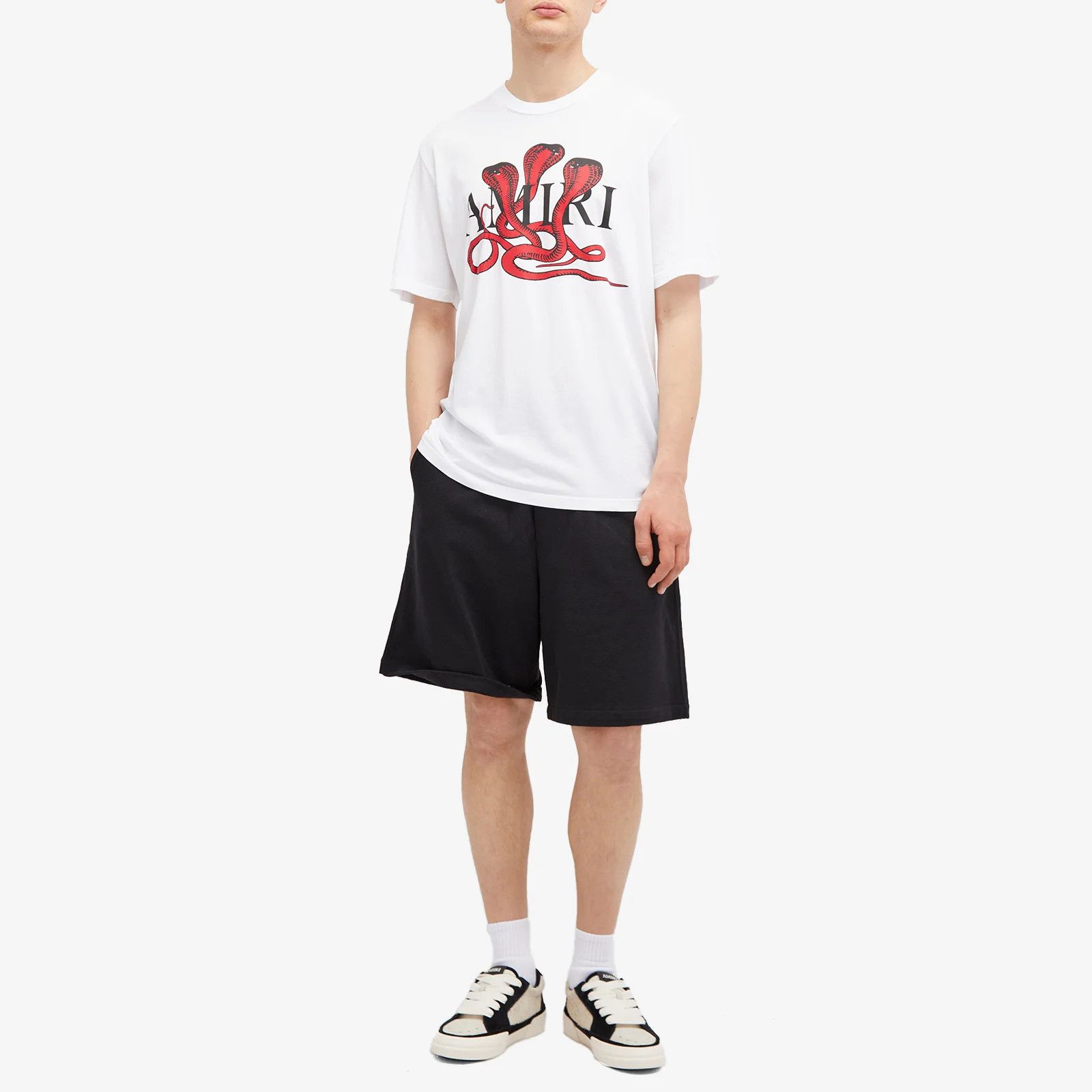 Amiri AMIRI CNY Snake T-Shirt White Size SMALL Size US S / EU 44-46 / 1 - 5 Thumbnail