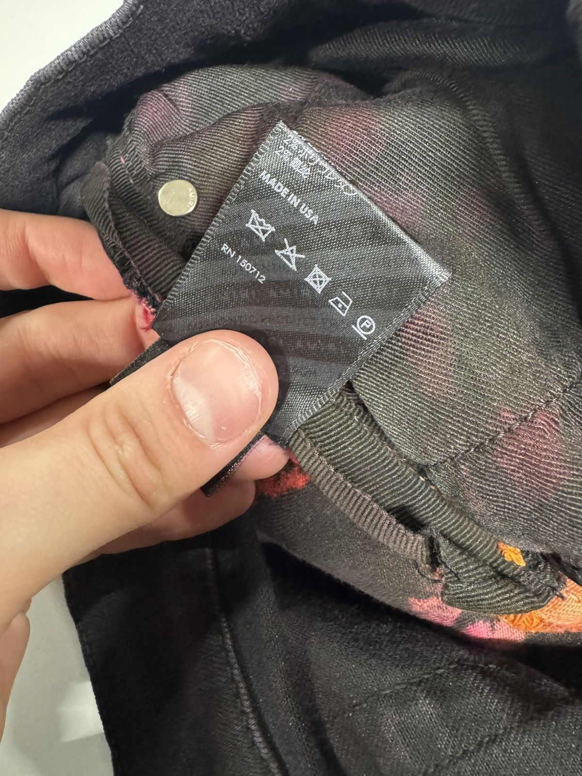 Amiri Amiri Tie Dye Print Denim Jeans NEW 1300$ Size US 29 - 6 Thumbnail