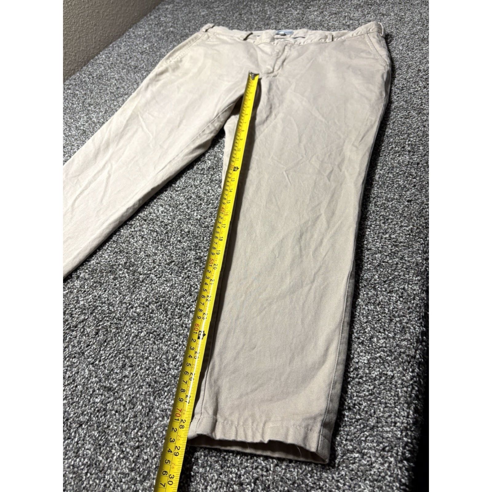 Peter Millar Peter Millar Pants Mens 38x32 Pilot Twill Flat Front Trouser Pima Cotton ME0B06 Beige Straight Reg-34? Size US 38 / EU 54 - 5 Thumbnail