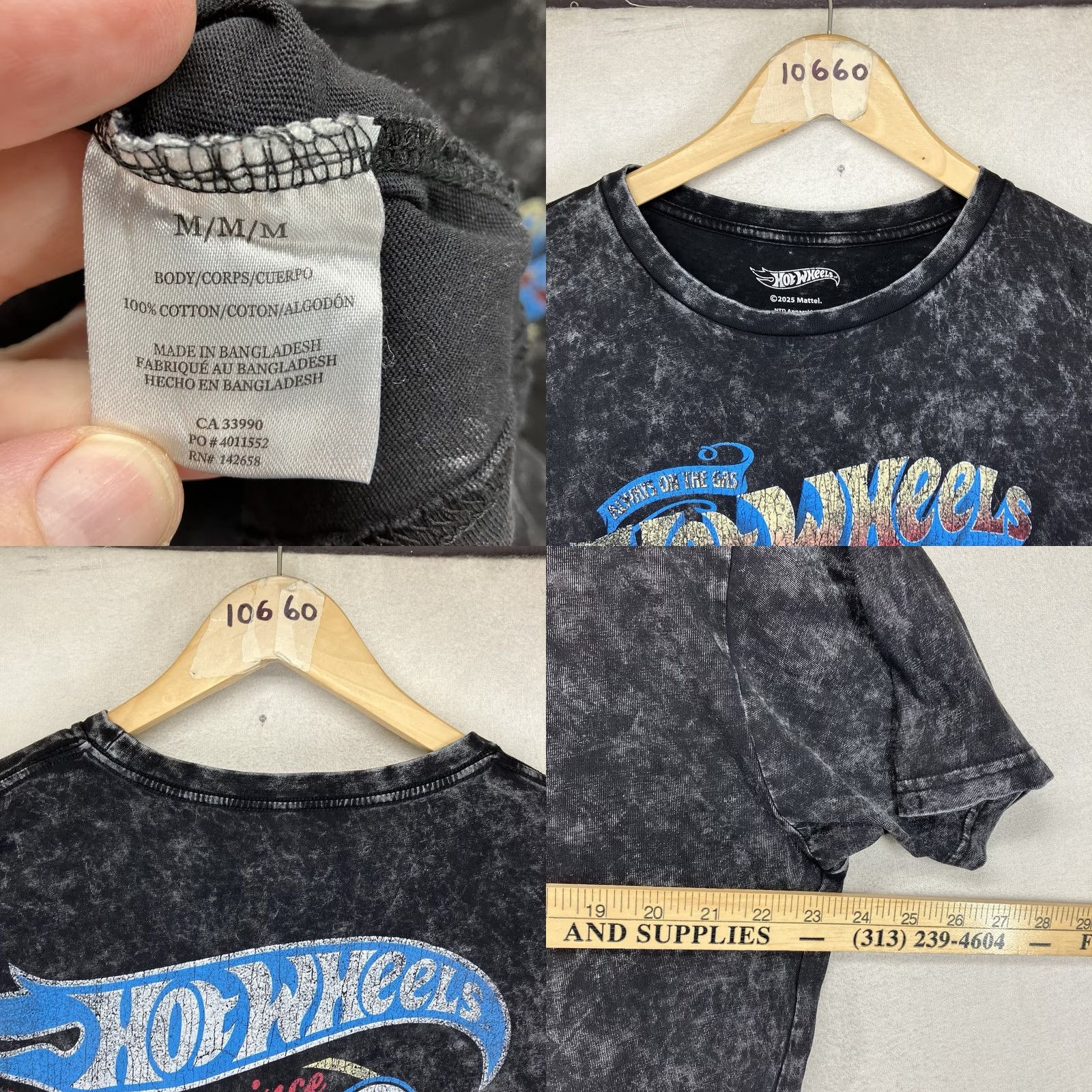 Doublet Retro Hot Wheels 1968 T Shirt Mens Oversized Medium Double Sided Stone Washed Size US M / EU 48-50 / 2 - 9 Thumbnail