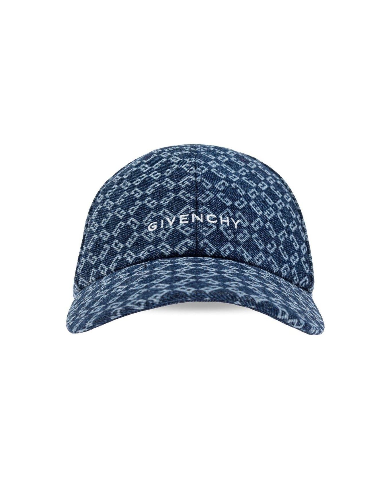 Givenchy o1n1vont0326 Size:OS/Embroidered Baseball Cap in Nevy Blue Size ONE SIZE - 1 Thumbnail