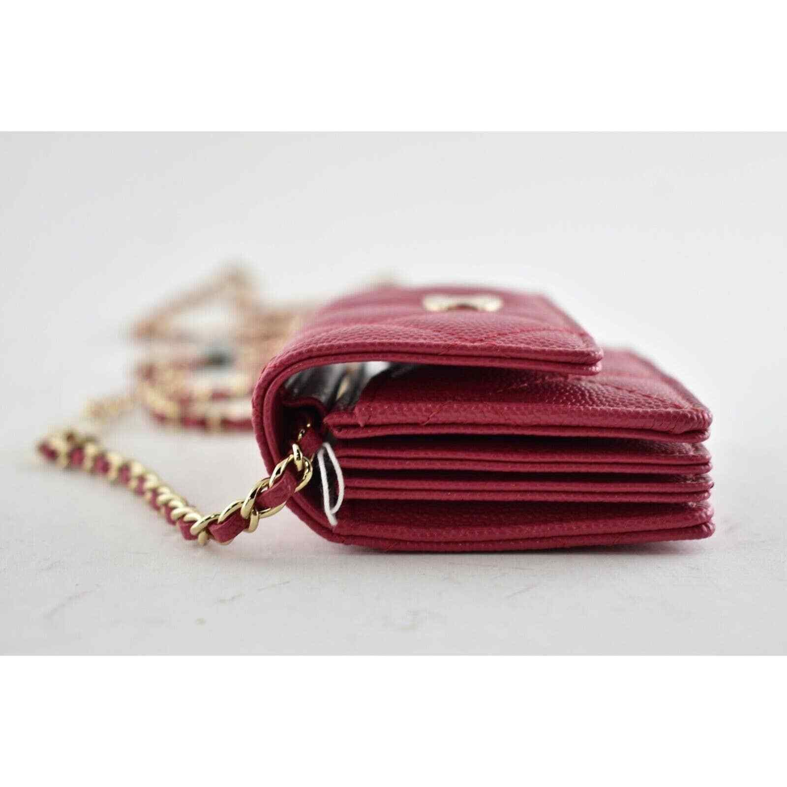 Chanel Chanel Mini Wallet Chain Gold Charm Shoulder Crossbody Bag Size ONE SIZE - 5 Thumbnail