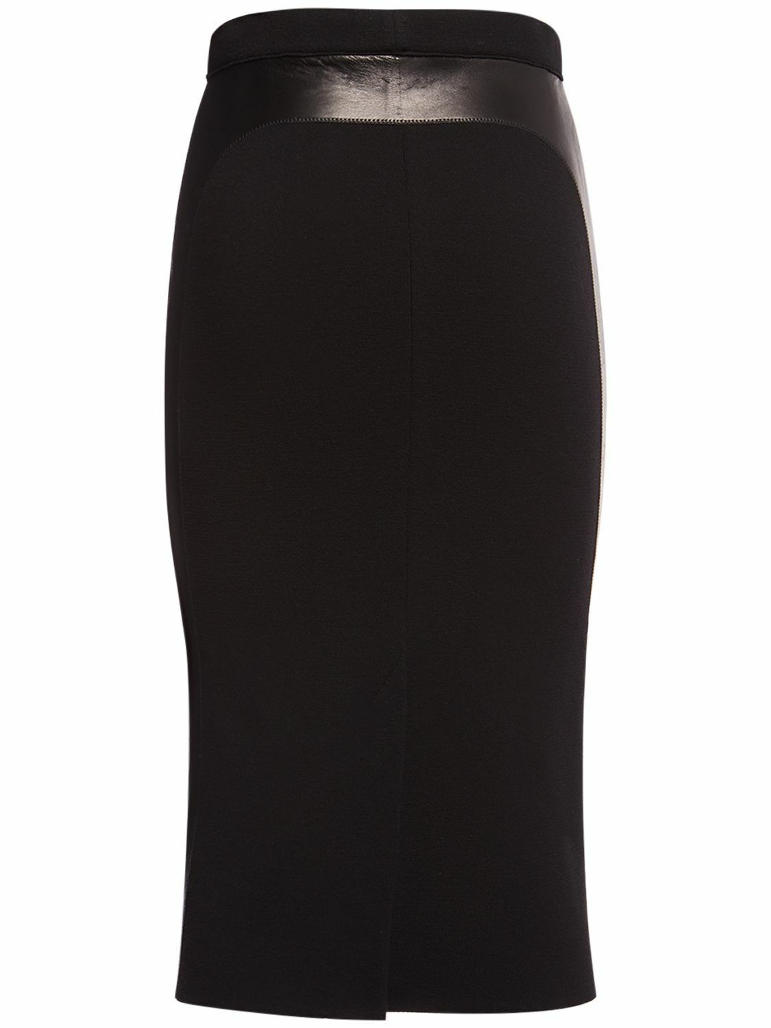 Tom Ford o1y0226 Midi Skirt in Black Size 25" / US 0 / IT 36 - 2 Thumbnail