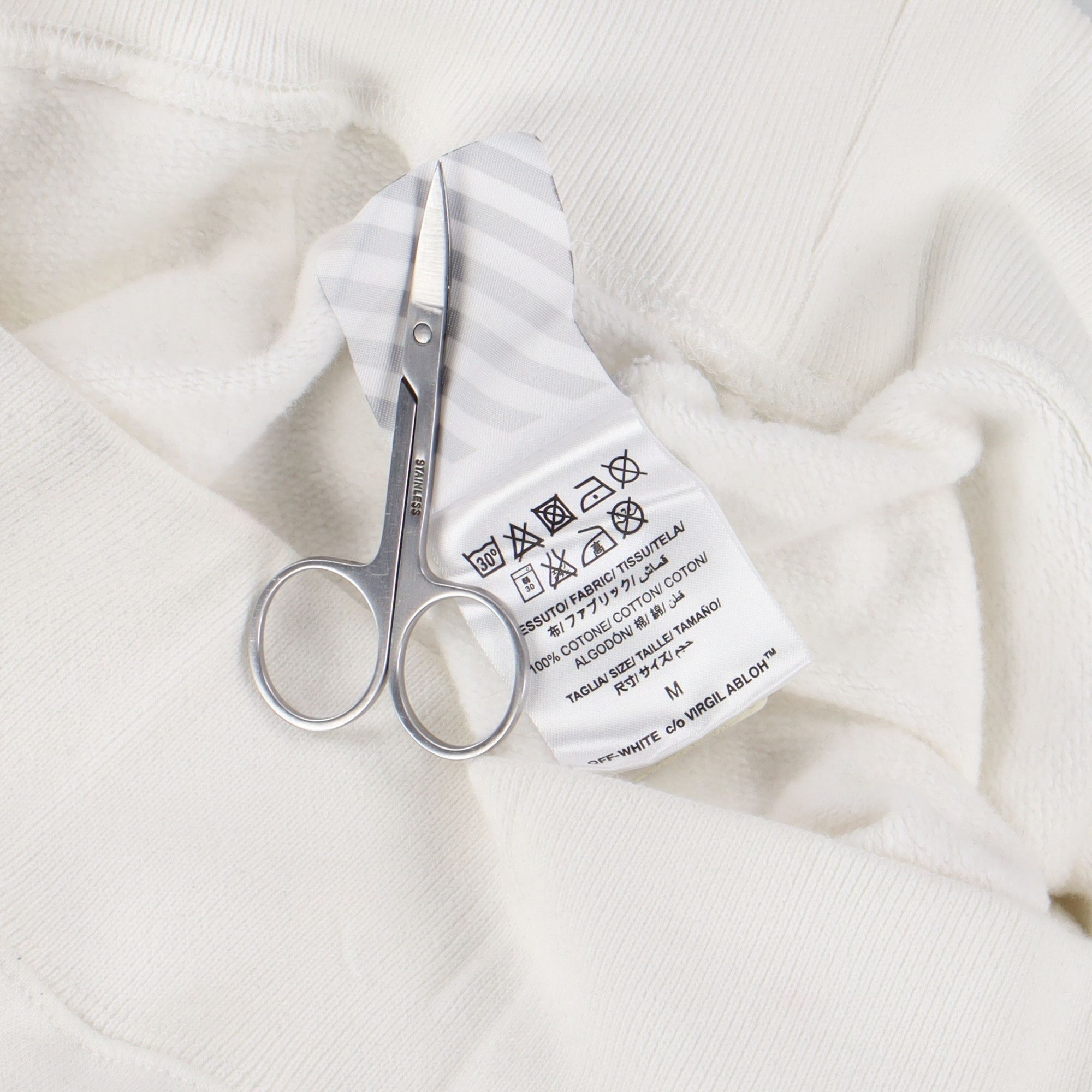 Off-White White and Red Stencil Arrows Logo Hoodie Size US M / EU 48-50 / 2 - 10 Thumbnail