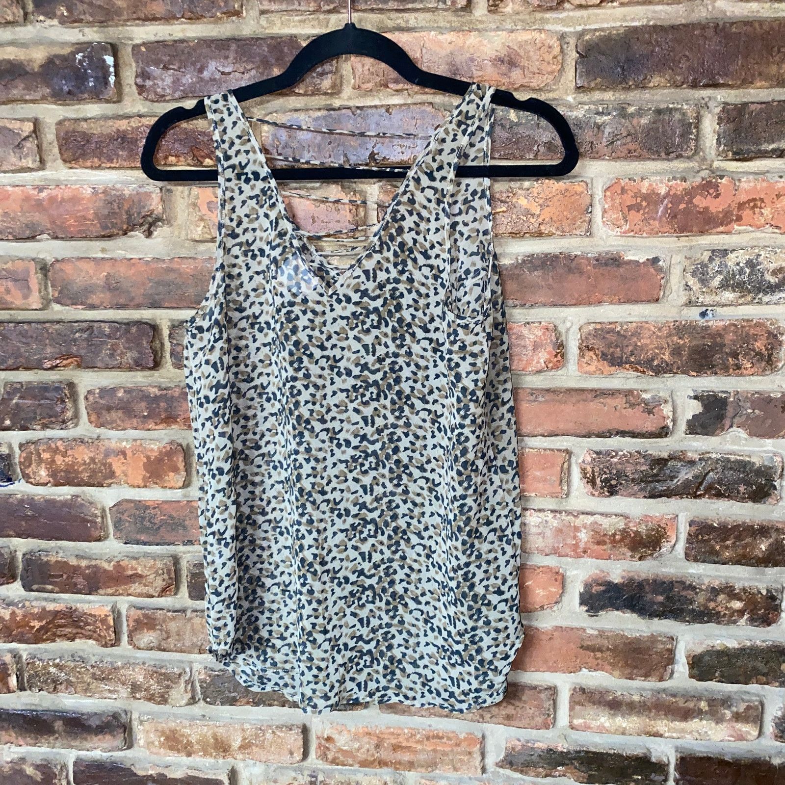 Other YAYA Nom De Plume Leopard Strappy Sleeveless Tank Top Small Size S / US 4 / IT 40 - 4 Thumbnail
