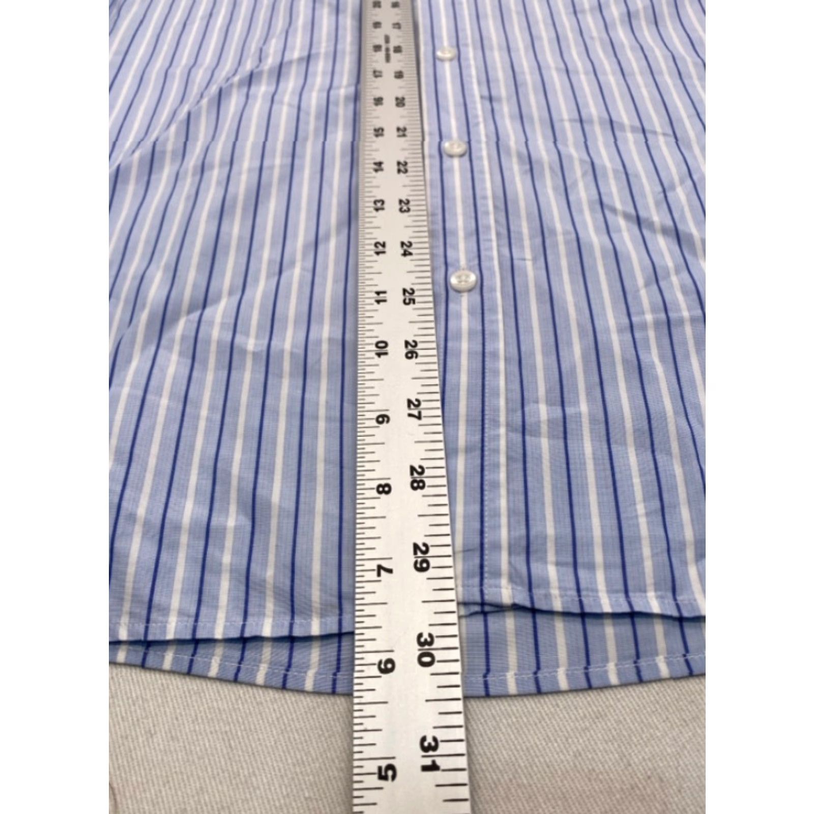 Frank & Eileen Frank & Eileen Joedy Womens Button-Up Shirt Small Pink Stripe Oversized Magenta color Cotton Chamois long sleeve Size S / US 4 / IT 40 - 6 Thumbnail