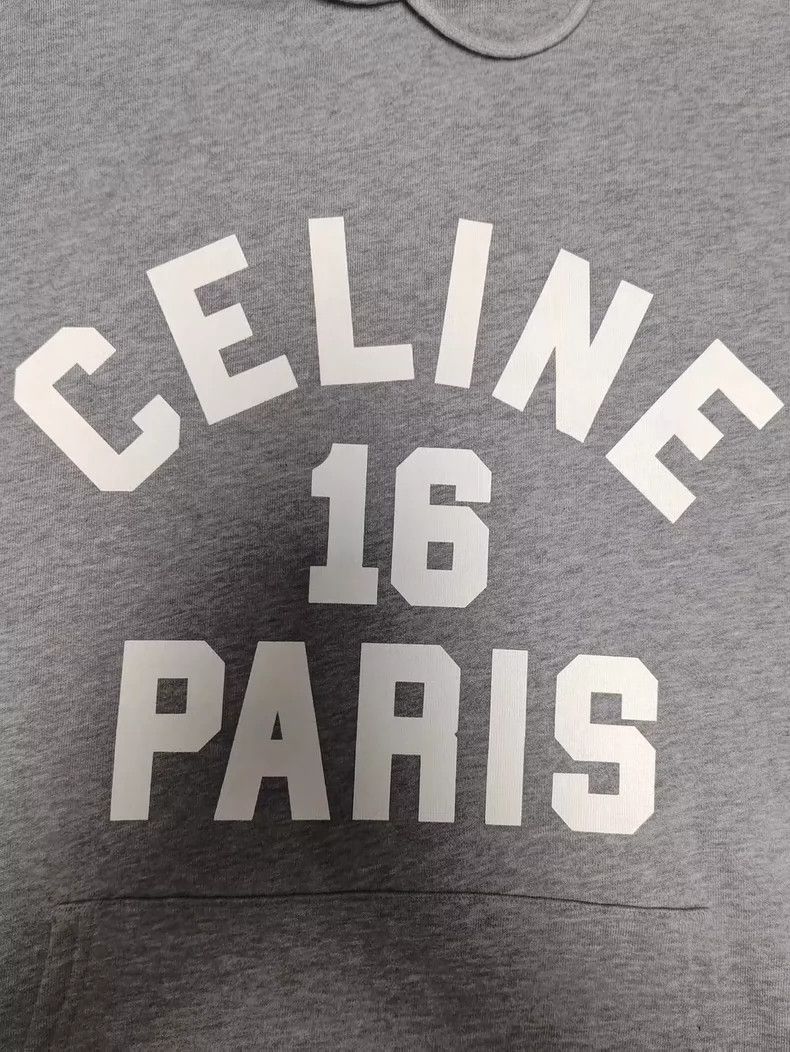 Celine Celine Grey Hoodie 2501-Nextarrow Size US S / EU 44-46 / 1 - 3 Thumbnail