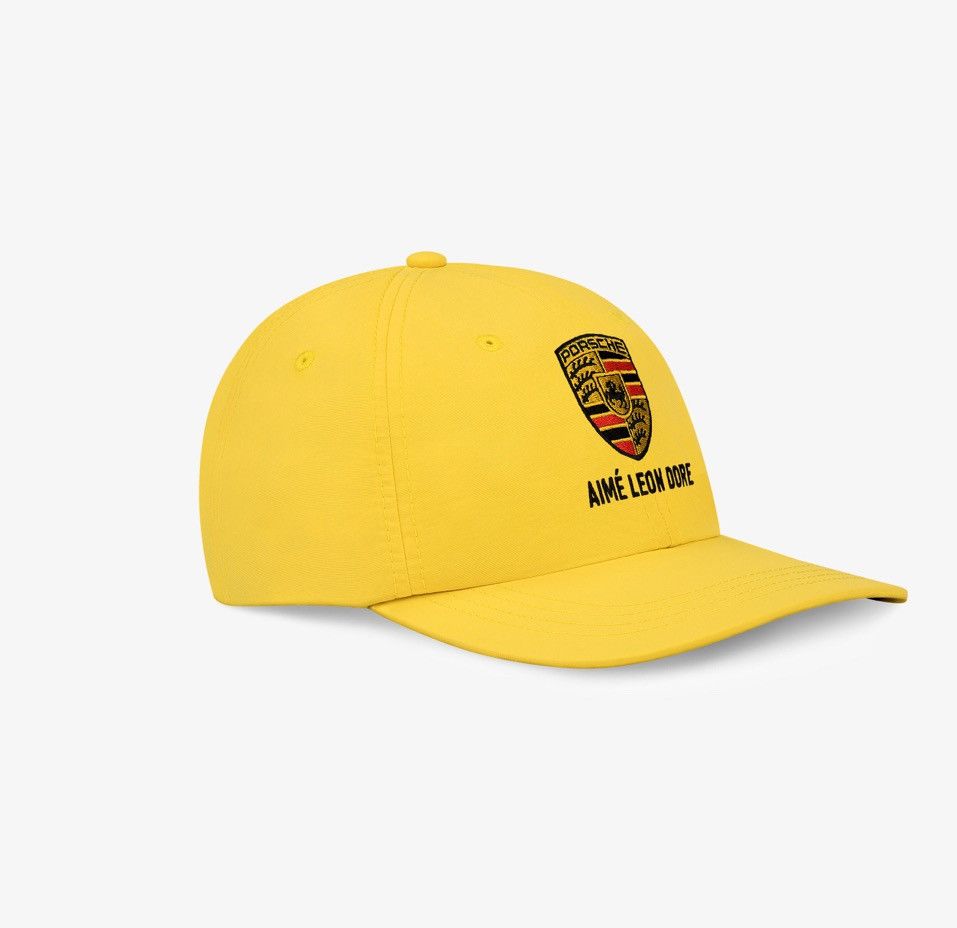 Aime Leon Dore × Porsche Design Aime Leon Dore ALD / Porsche Nylon Logo Hat Aspen Gold Size ONE SIZE - 2 Thumbnail