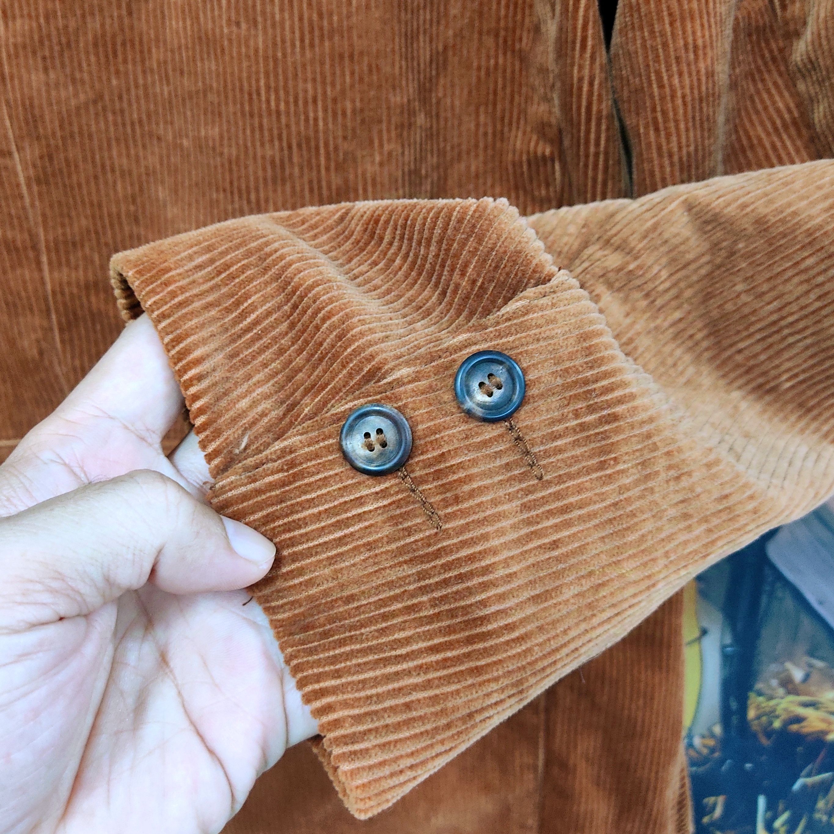 Issey Miyake 80s ISSEY MIYAKE MEN Corduroy Blazer Coat Jacket Size US M / EU 48-50 / 2 - 12 Thumbnail