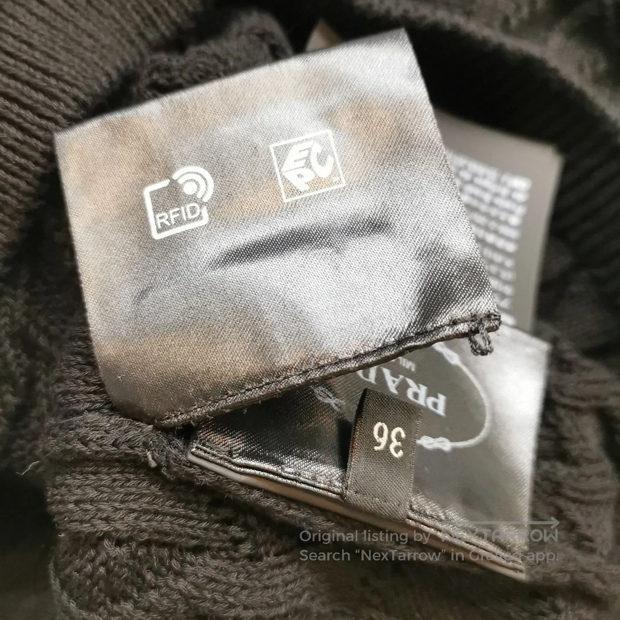 Prada Prada Black Turtleneck Knit Top with Cutouts . Size XXS / US 00 / IT 34 - 9 Thumbnail