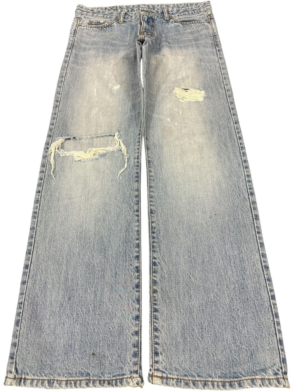 Japanese Brand Vintage Japanese Cocolulu Distressed Baggy Jeans Size 32" / US 10 / IT 46 - 1 Thumbnail