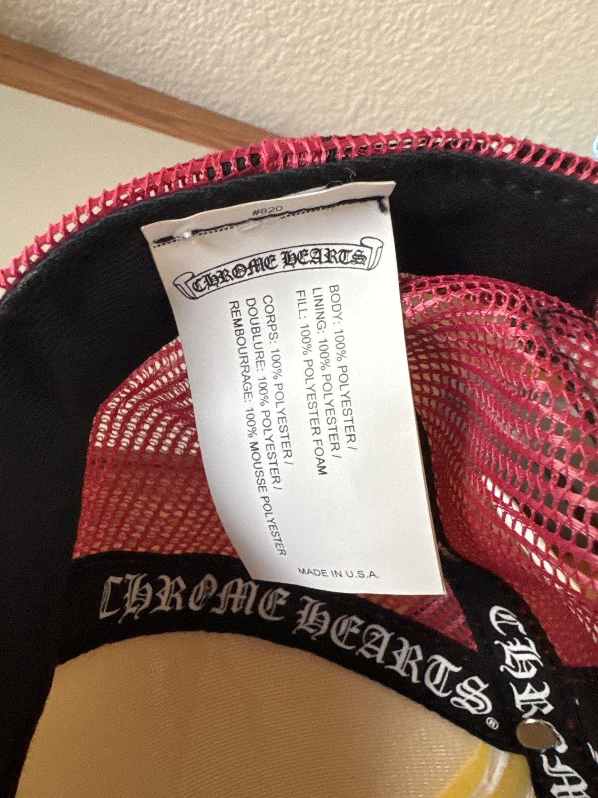 Chrome Hearts CH king taco trucker hat Size ONE SIZE - 6 Thumbnail