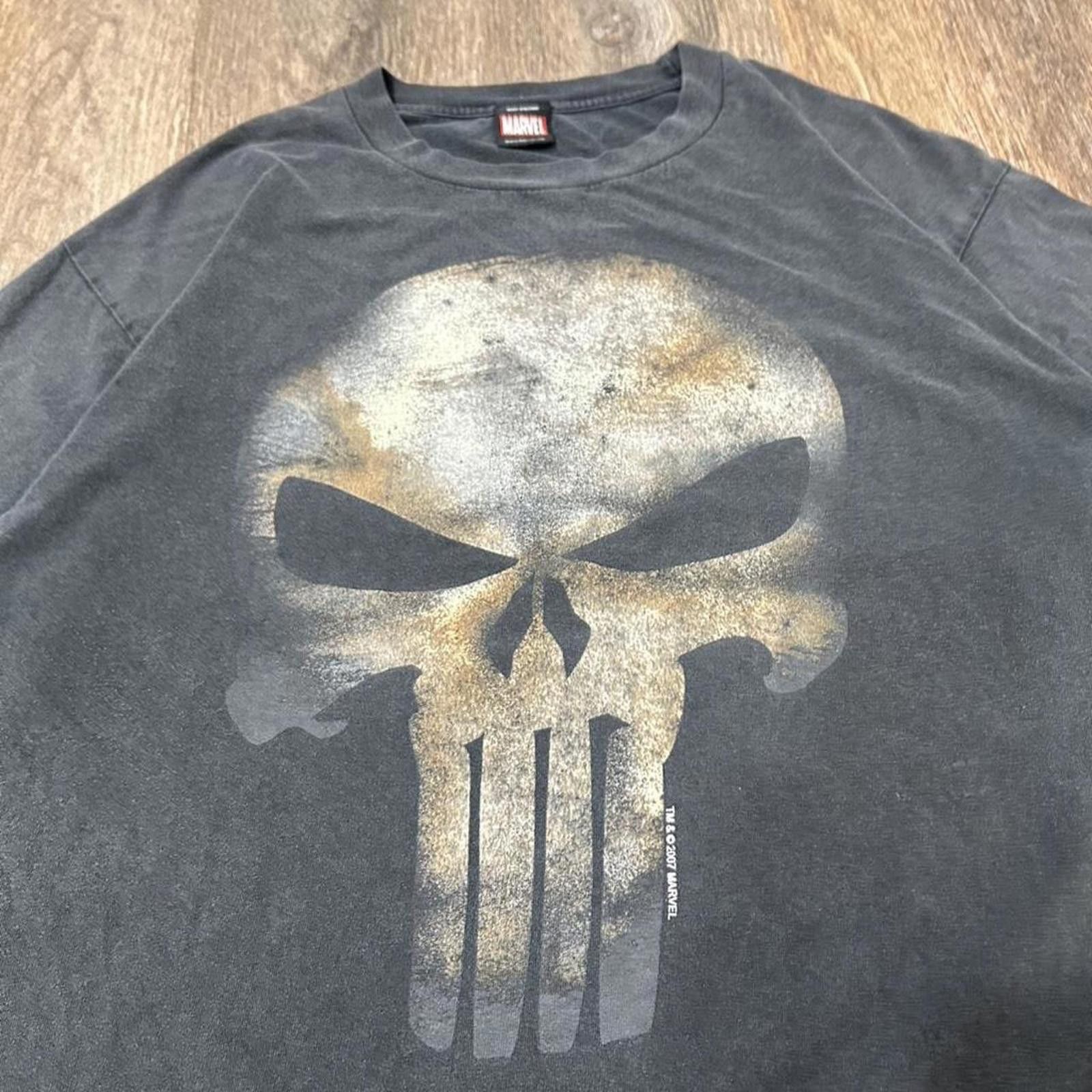 Marvel Comics Vintage 2007 Marvel Punisher Tee With Sick Fade Size XXL Size US XXL / EU 58 / 5 - 4 Thumbnail