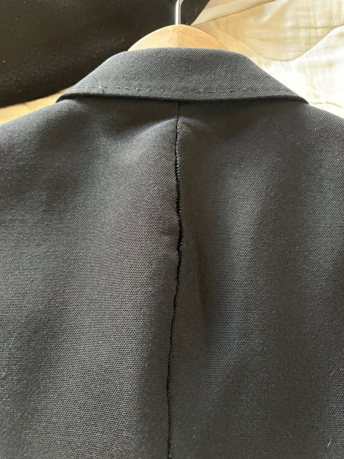 Kenzo Kenzo Black Wool Overcoat (Distressed/Damaged - SEE PHOTOS) Size US S / EU 44-46 / 1 - 4 Thumbnail