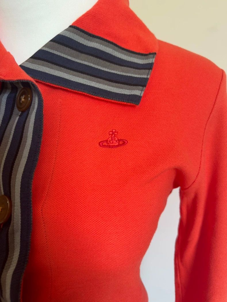 Vivienne Westwood Vivienne Westwood Orange red knit sweater Size S / US 4 / IT 40 - 3 Thumbnail