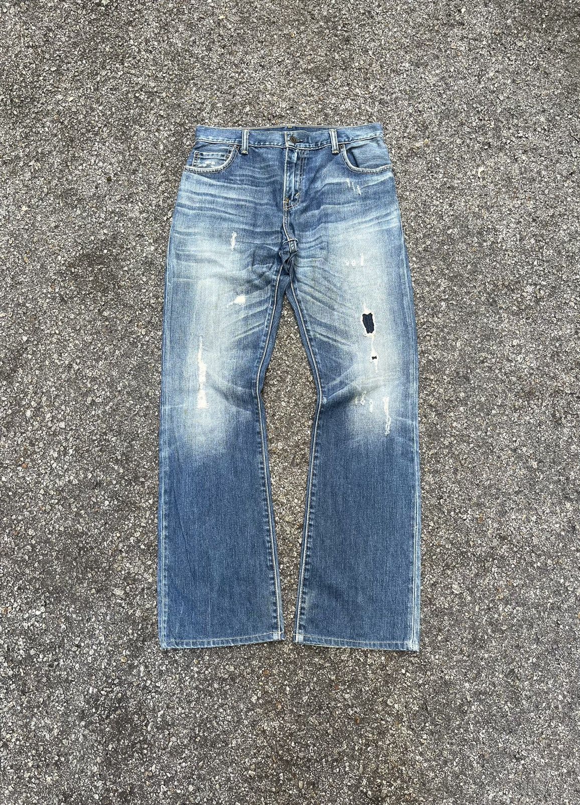 Levi's Flare Jeans Vintage Levis 517 Distressed Boot Cut Denim Size US 30 / EU 46 - 1 Thumbnail