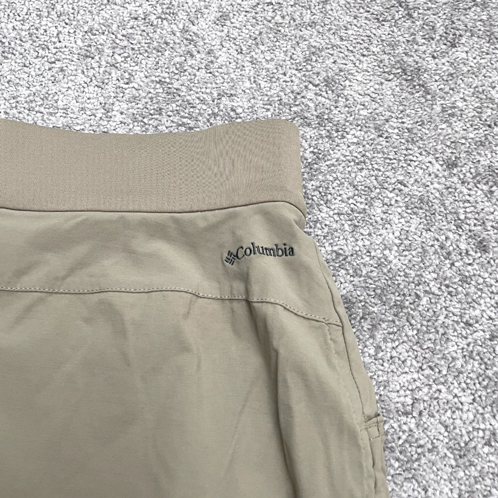 Vintage Columbia Skort Women Small Brown Nylon Spandex Pockets Active Casual Travel Short-Length 28in Waist Size 28" / US 6 / IT 42 - 3 Thumbnail