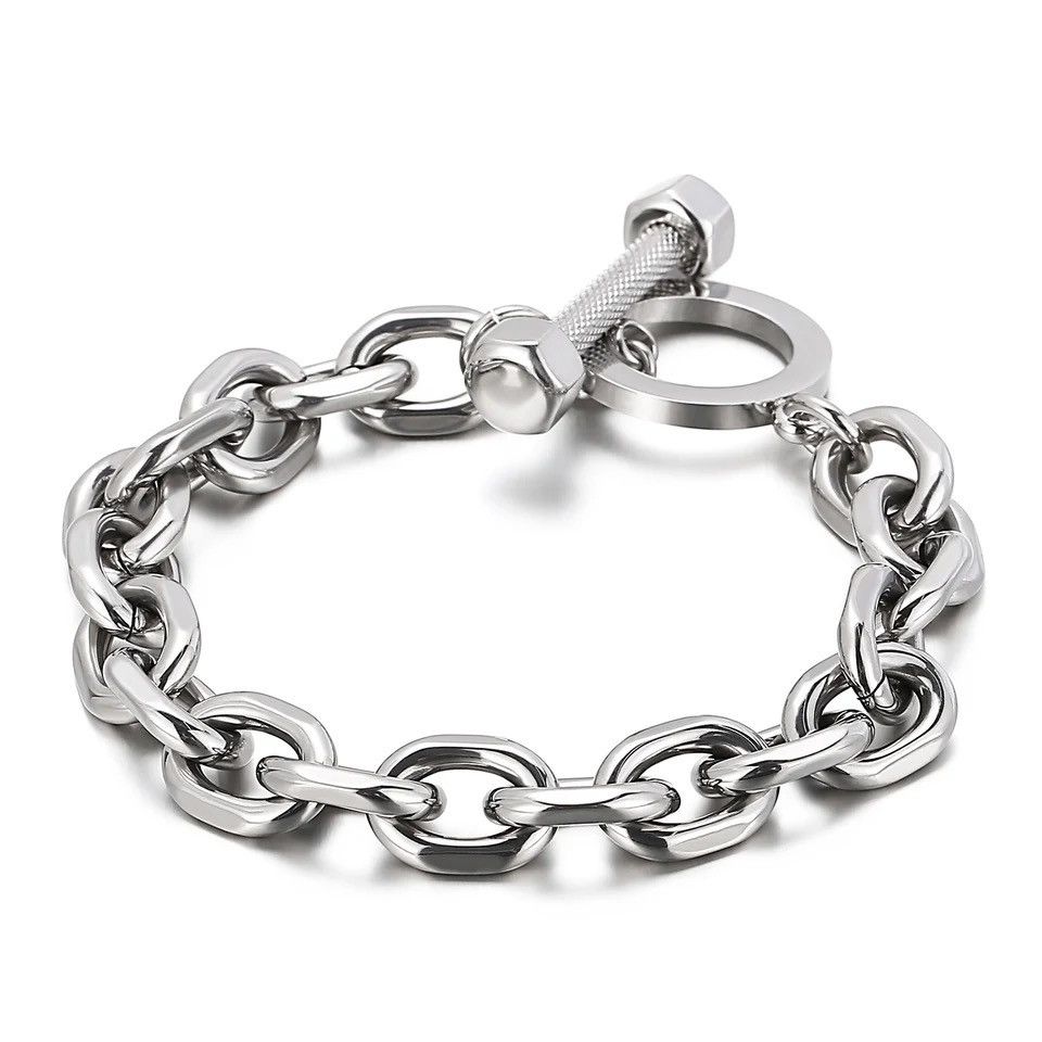 Vintage Vintage 21CM Silver Buckle Bracelet Size ONE SIZE - 3 Thumbnail