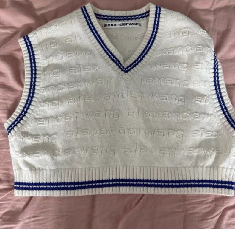Alexander Wang Alexander Wang Ribbed Knit Vest Size M / US 6-8 / IT 42-44 - 1 Thumbnail