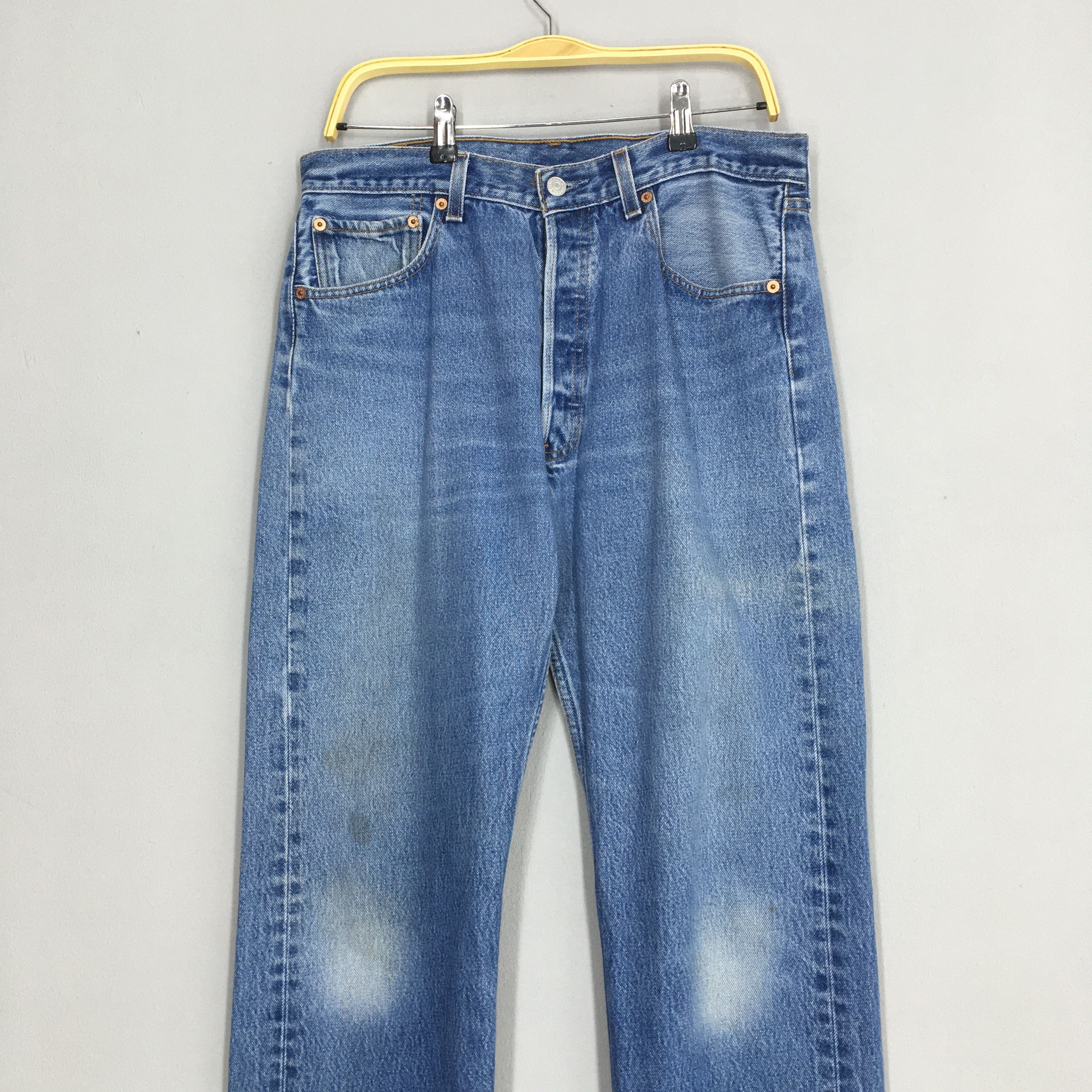 Levi's Size 32x33 Vintage Levi's 501XX Stonewash Jeans S645 Size US 32 / EU 48 - 2 Thumbnail
