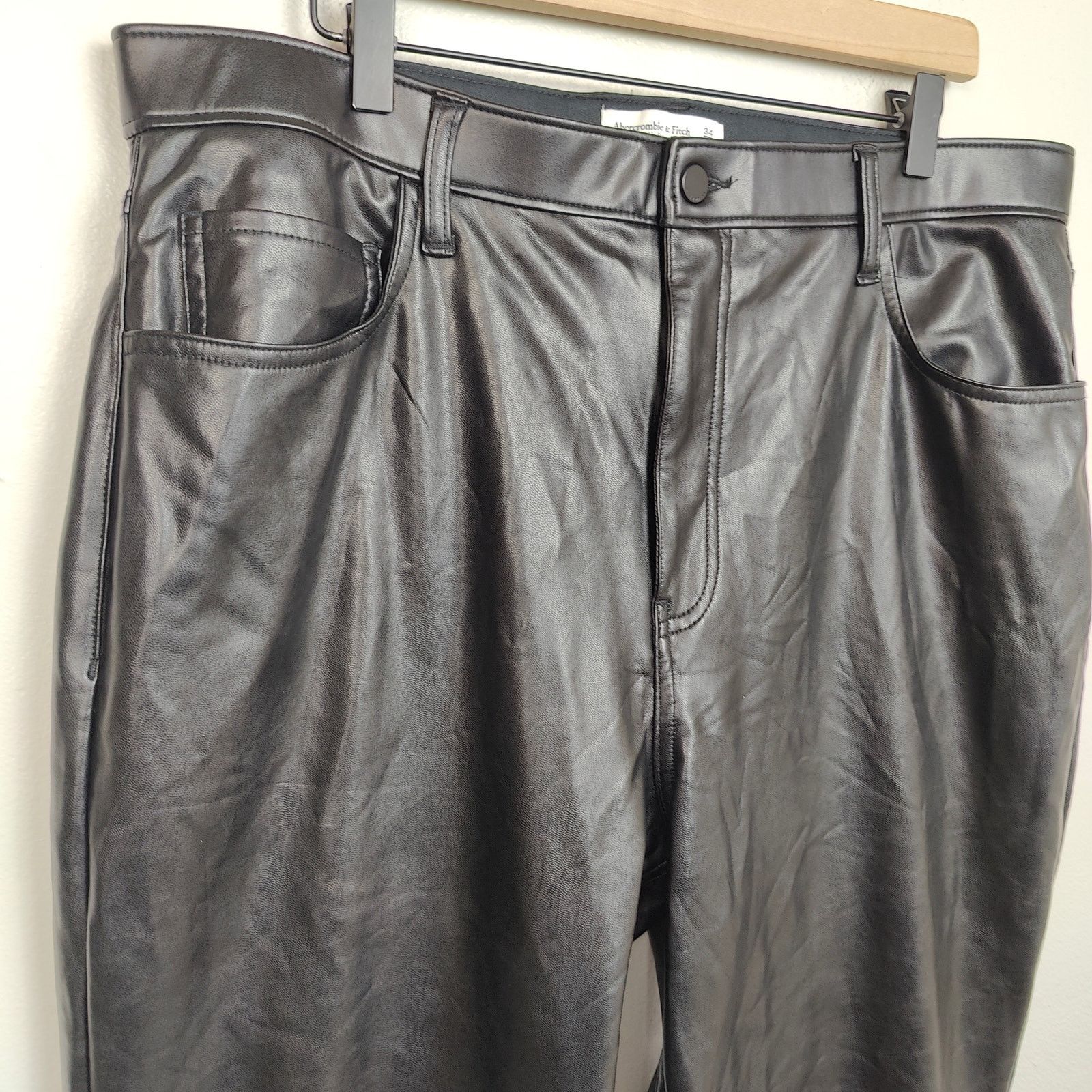 Abercrombie & Fitch Abercrombie & Fitch The Ankle Straight Ultra High Rise Size 40" / US 18 - 2 Thumbnail