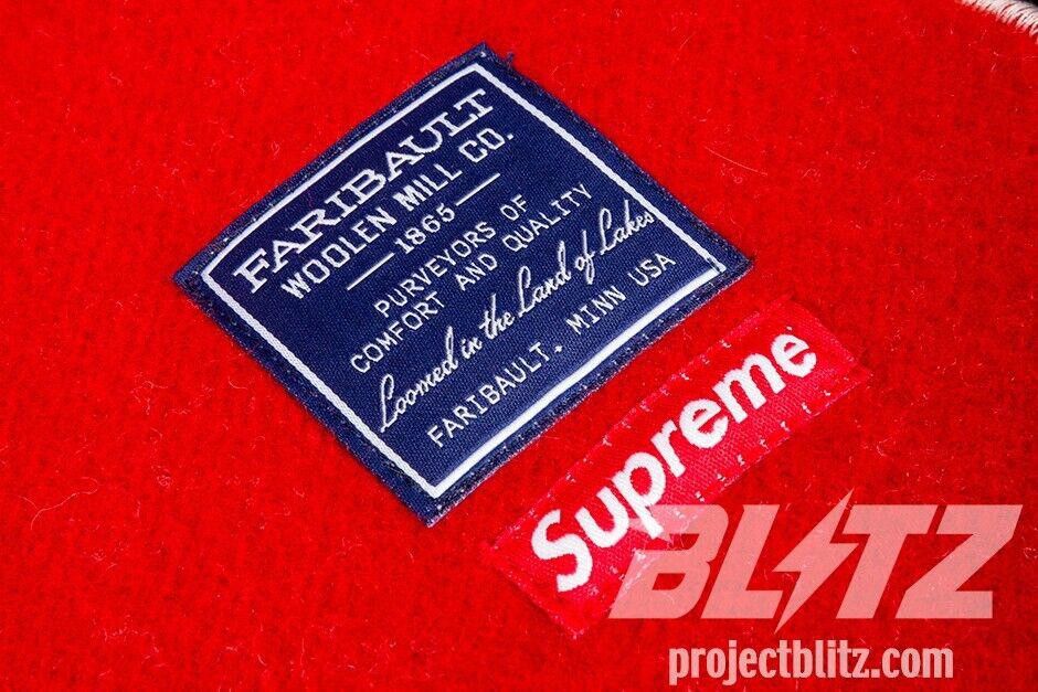Supreme FW14 Supreme x Faribault Woolen Mill Co. Wool Blanket 2014 Size ONE SIZE - 3 Thumbnail
