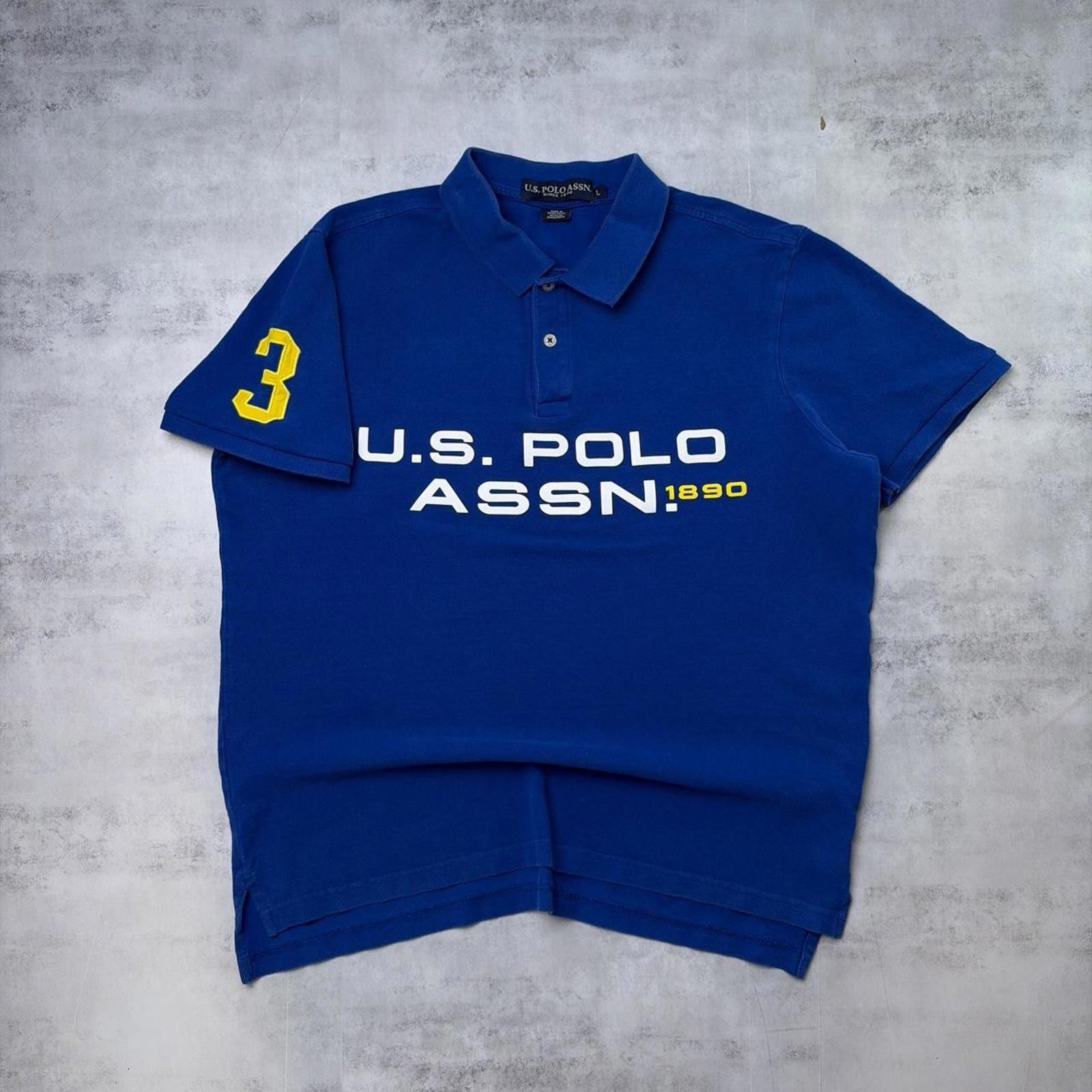 U.S. Polo Assn. Y2K Blue U.S. Polo Assn Chief Keef Polo Shirt Size US L / EU 52-54 / 3 - 1 Thumbnail