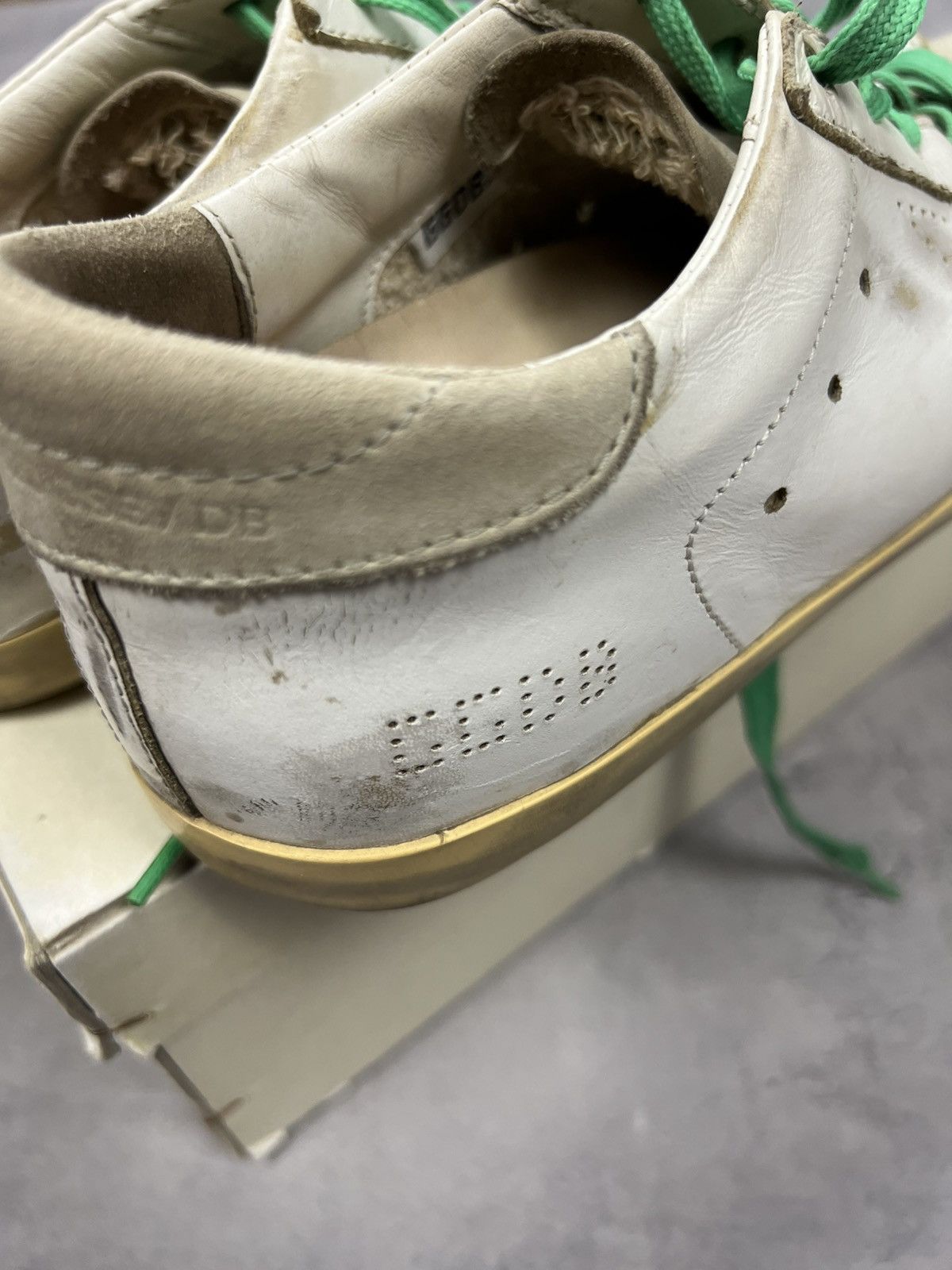 Golden Goose GOLDEN GOOSE GGDB SUPERSTAR White Leather sneakers sz37 Size US 7 / IT 37 - 12 Thumbnail