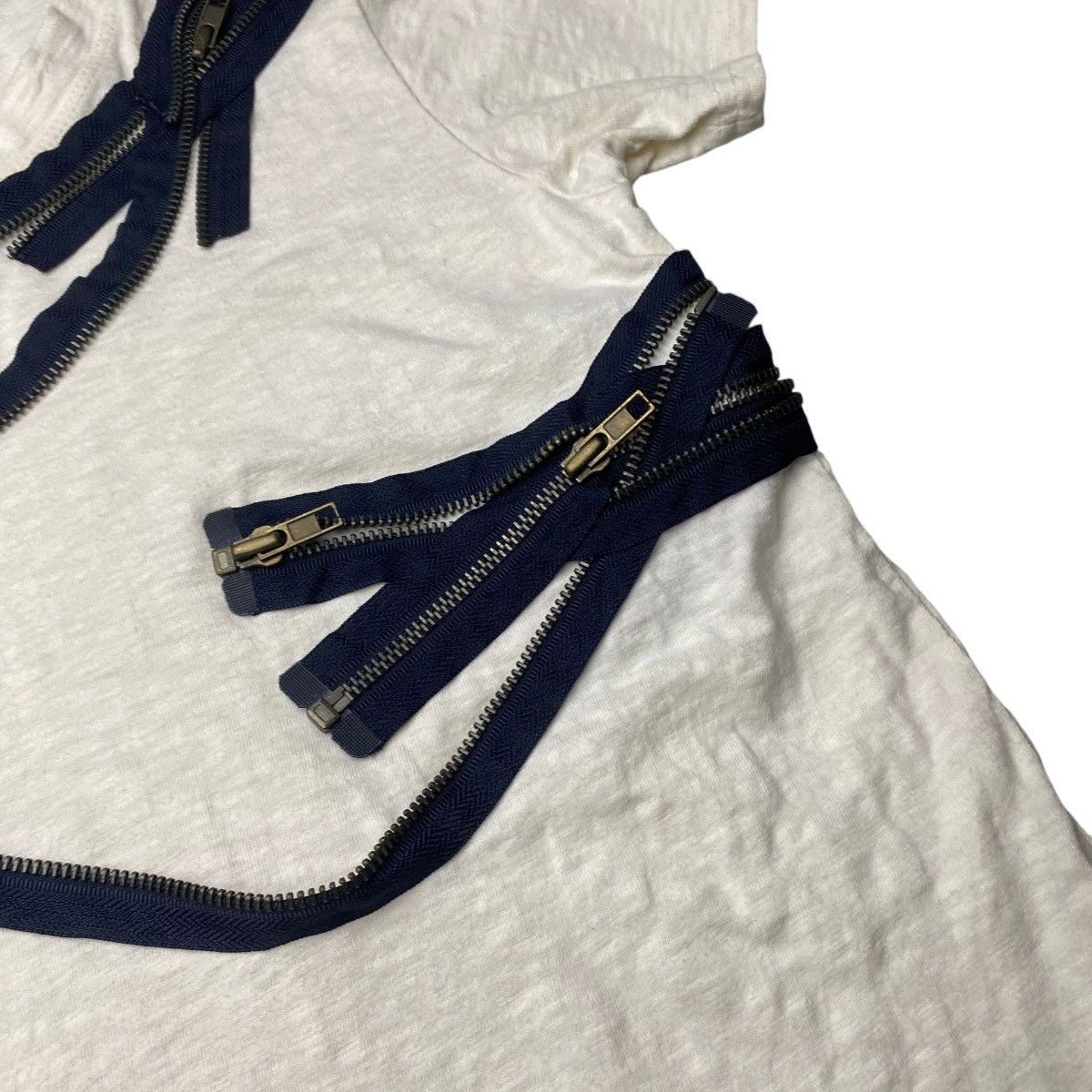 If Six Was Nine 2000's Gia Crazy Multizip Shirt Size US S / EU 44-46 / 1 - 5 Thumbnail