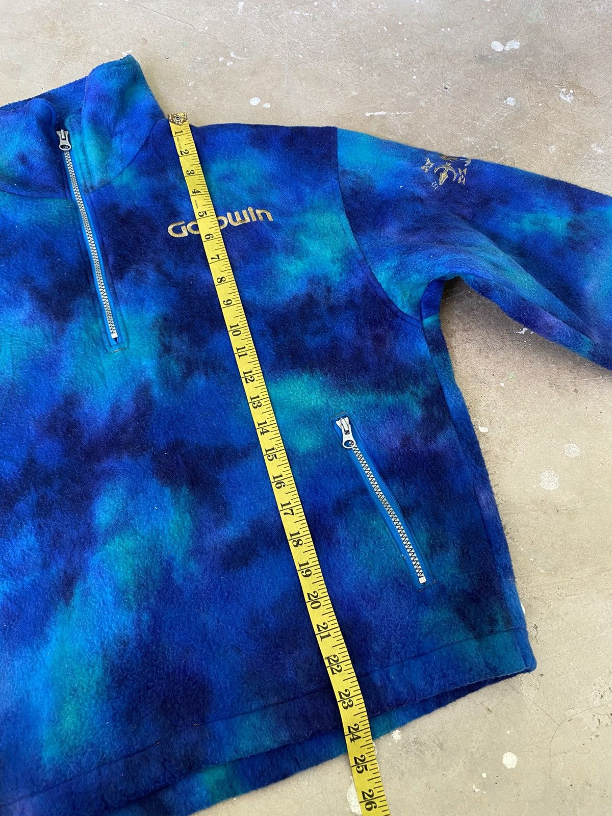 Goldwin Vintage Goldwin Japan Abstract Fleece Pullover Jacket Size US L / EU 52-54 / 3 - 15 Thumbnail