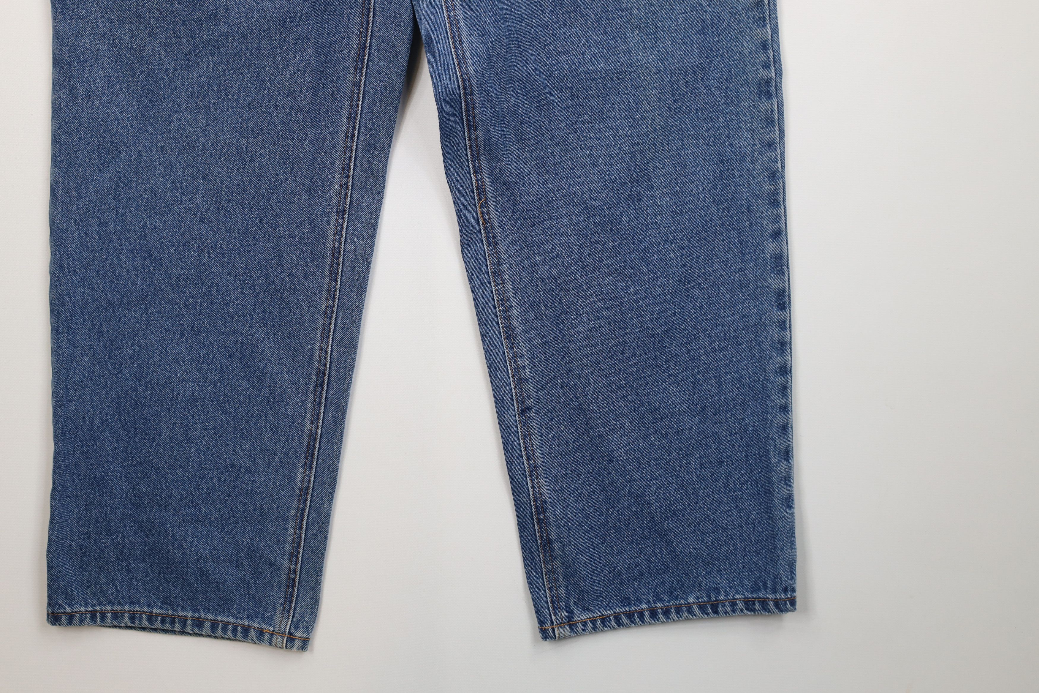 Columbia Vintage 90s Columbia Spell Out Relaxed Wide Leg Denim Jeans Size US 38 / EU 54 - 4 Thumbnail