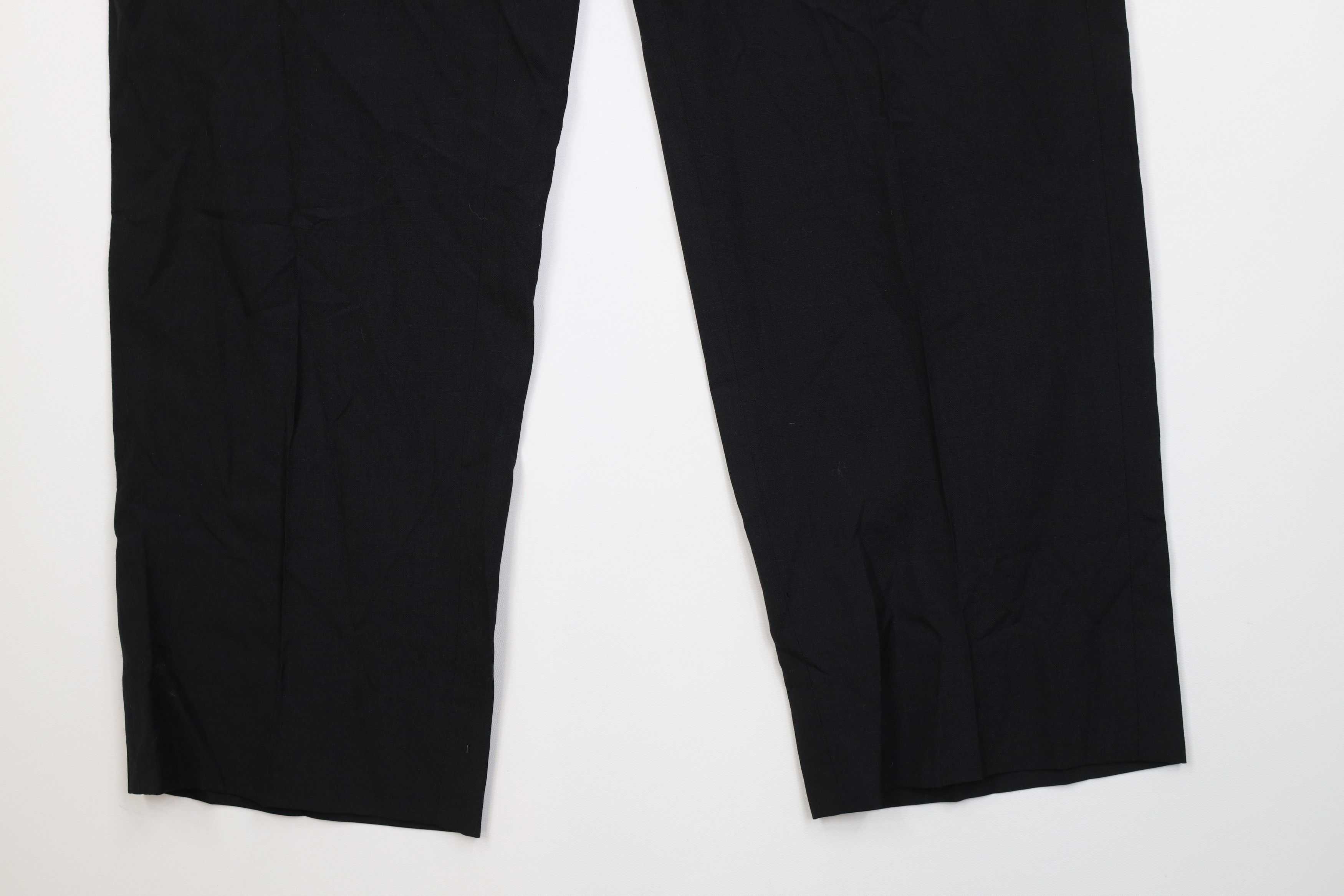 Vintage Vintage 50s Streetwear Gabardine Knit Chino Pants Black USA Size US 34 / EU 50 - 4 Thumbnail