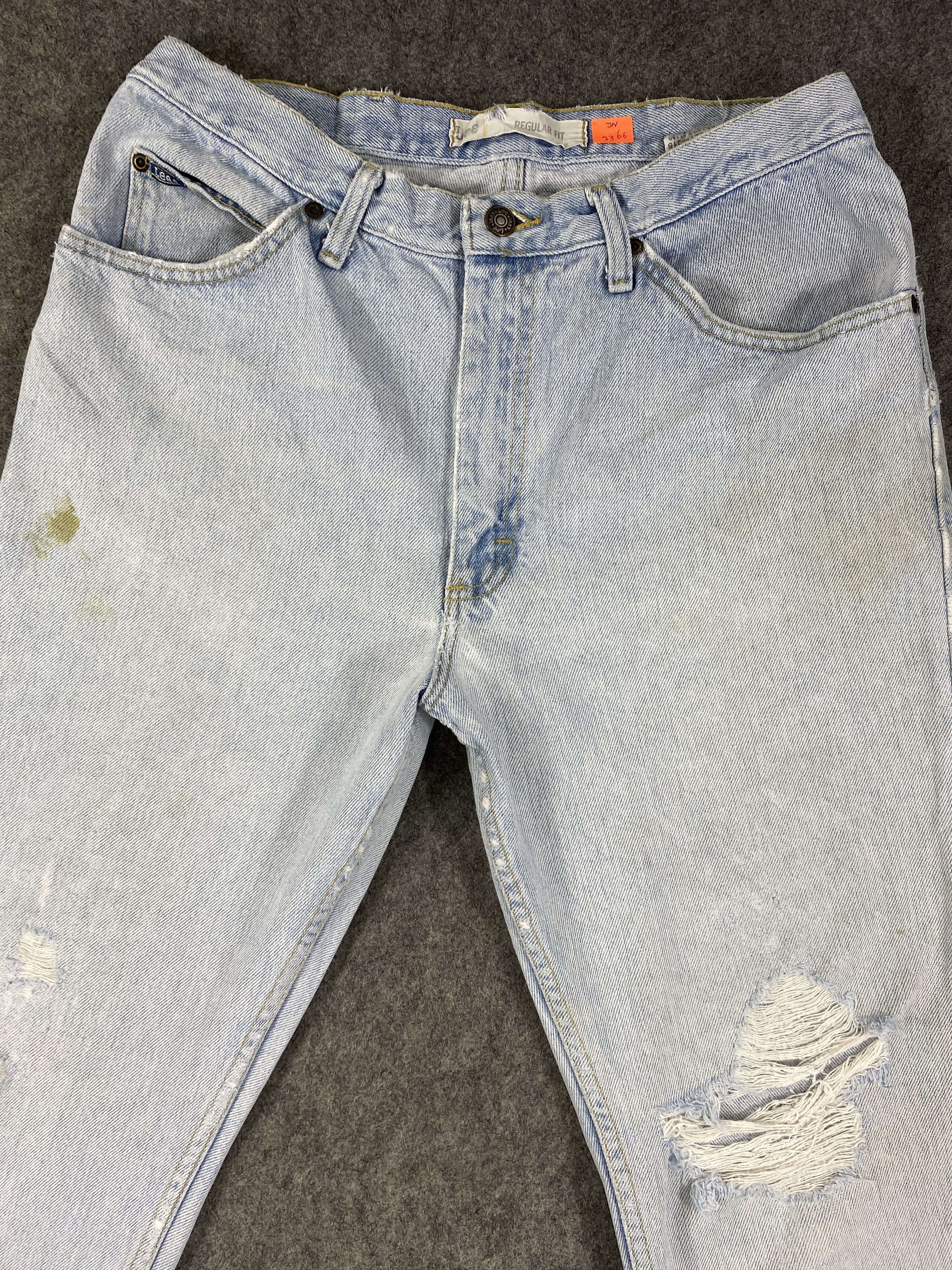 Levi's Light Blue Wash Lee Jeans 32x32 Denim -JN2366 Size US 32 / EU 48 - 3 Thumbnail