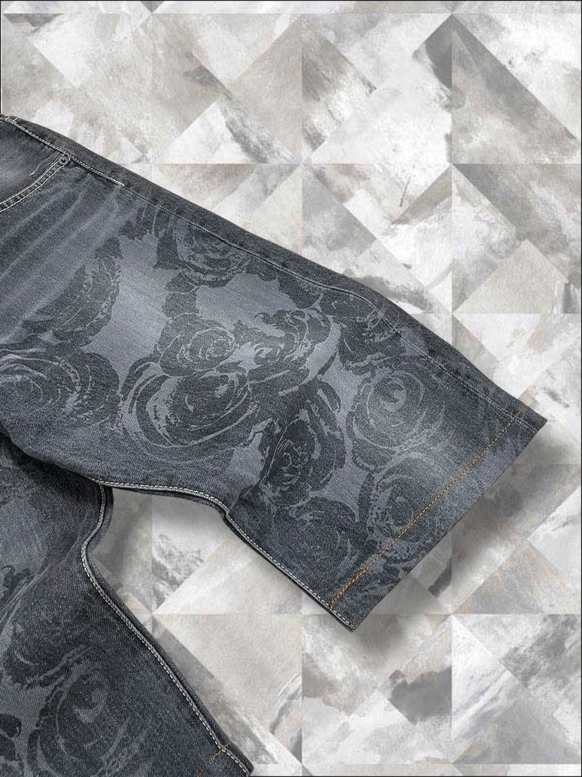 Hysteric Glamour Vintage Japan Designer BYEMRT.Paris Art Flower Short Denim Size US 28 / EU 44 - 6 Thumbnail