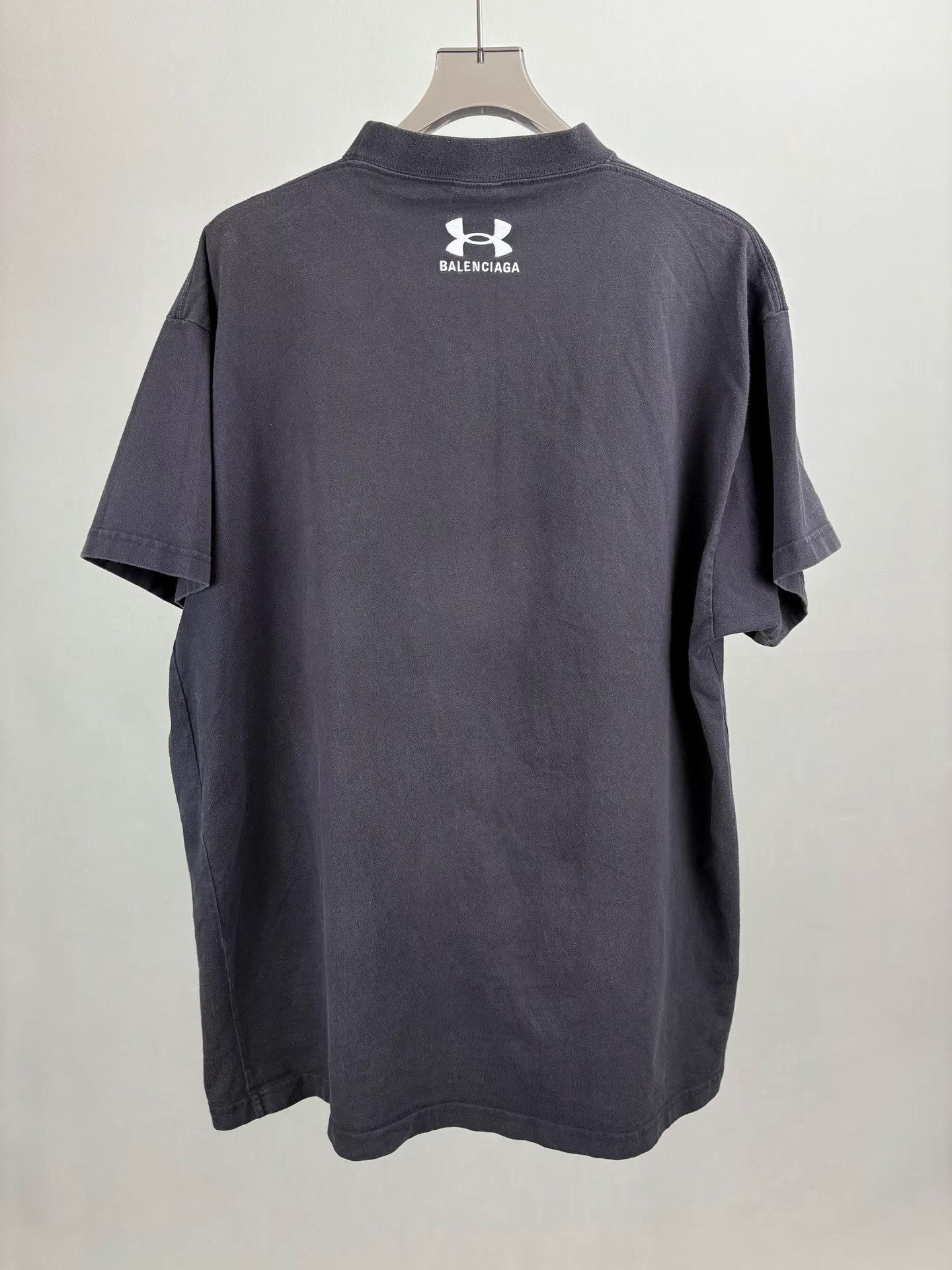 Balenciaga BALENCIAGA × Under Armour Black Short Sleeve Size US M / EU 48-50 / 2 - 2 Thumbnail