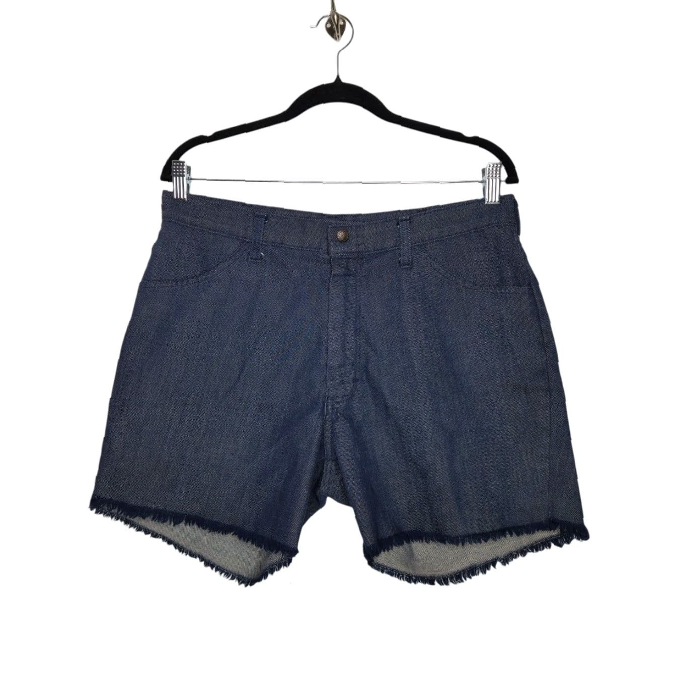 Sears VINTAGE Sears Denim Chopped Shorts 34 Men Blue 60s 70s Talon Rare Chino Short Size US 34 / EU 50 - 2 Thumbnail