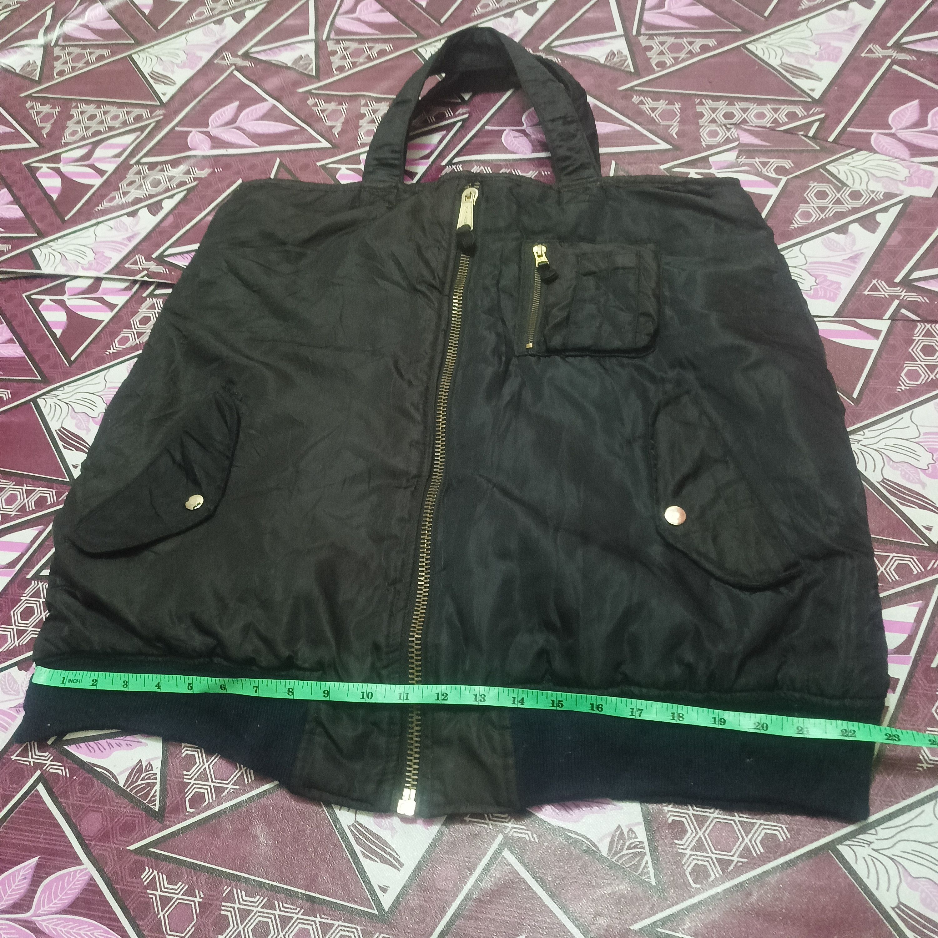 Vintage Rare!!! MA 1 tote bag custom modifications from jacket Size ONE SIZE - 19 Thumbnail