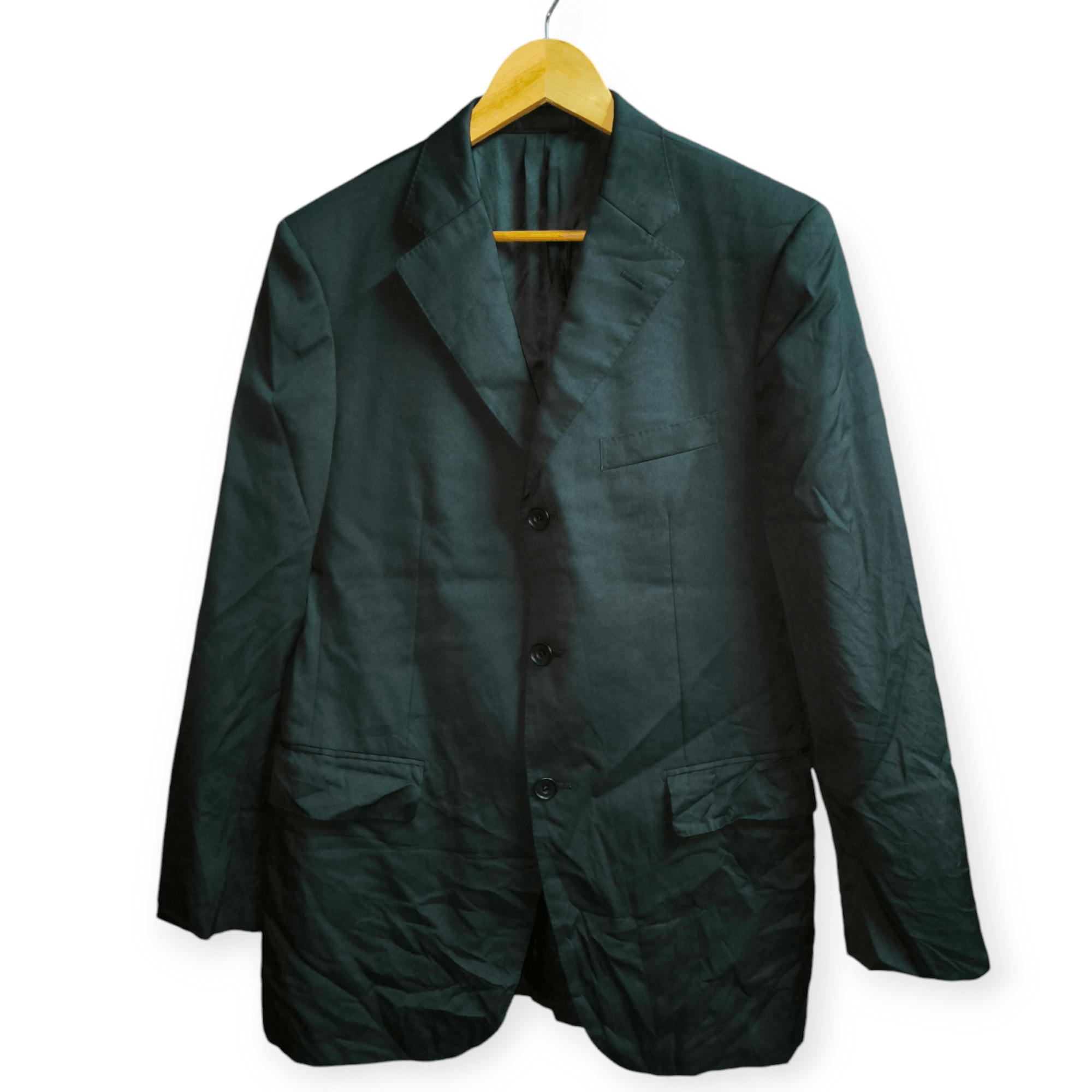 Burberry Black Label Black Blazer Nova Check Inside Pocket Size 50R - 1 Thumbnail