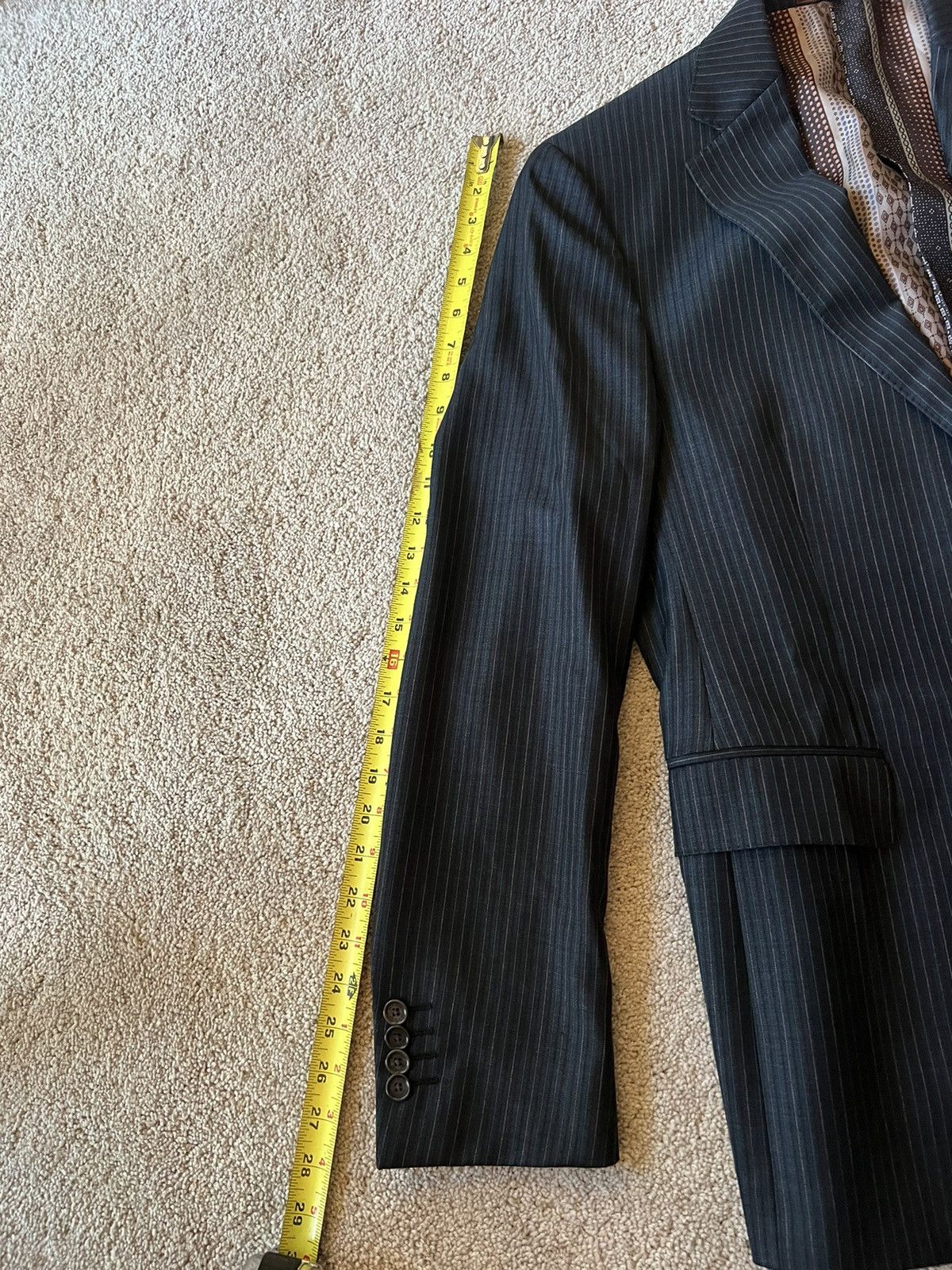 Etro ETRO 2 PIECE striped suit 52 size silk Italy Size 52R - 23 Thumbnail